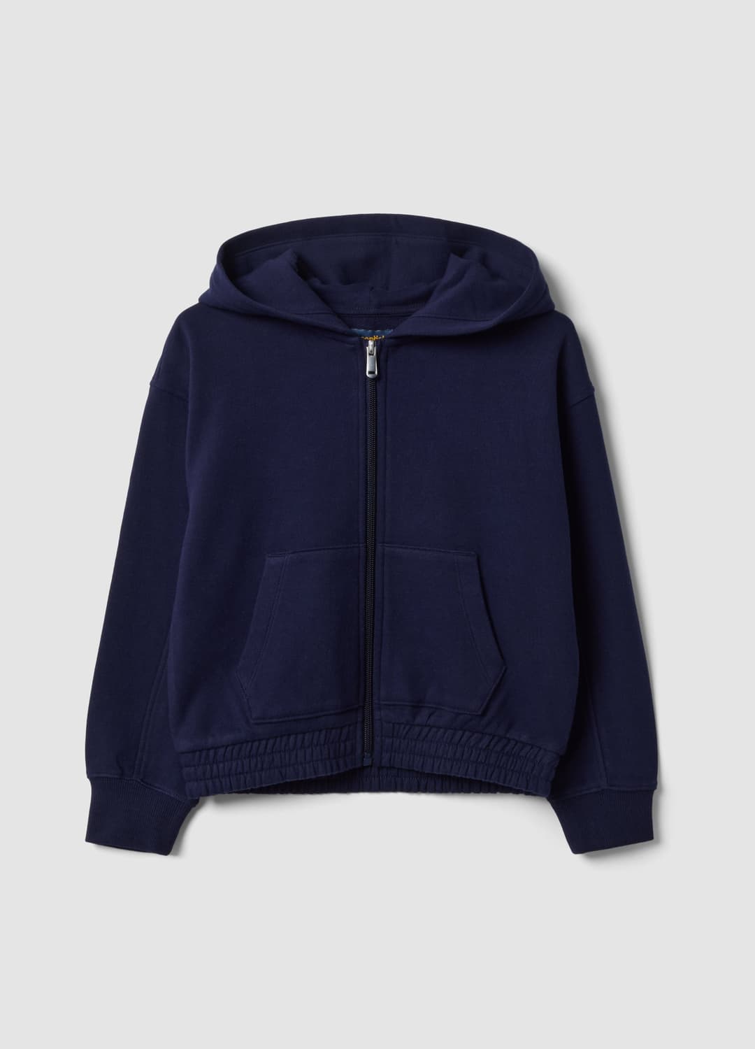Blaue Kapuzen-sweatjacke Aus Reiner Baumwolle | OVS Blaue Kapuzen-sweatjacke Aus Reiner Baumwolle - 0 | OVS