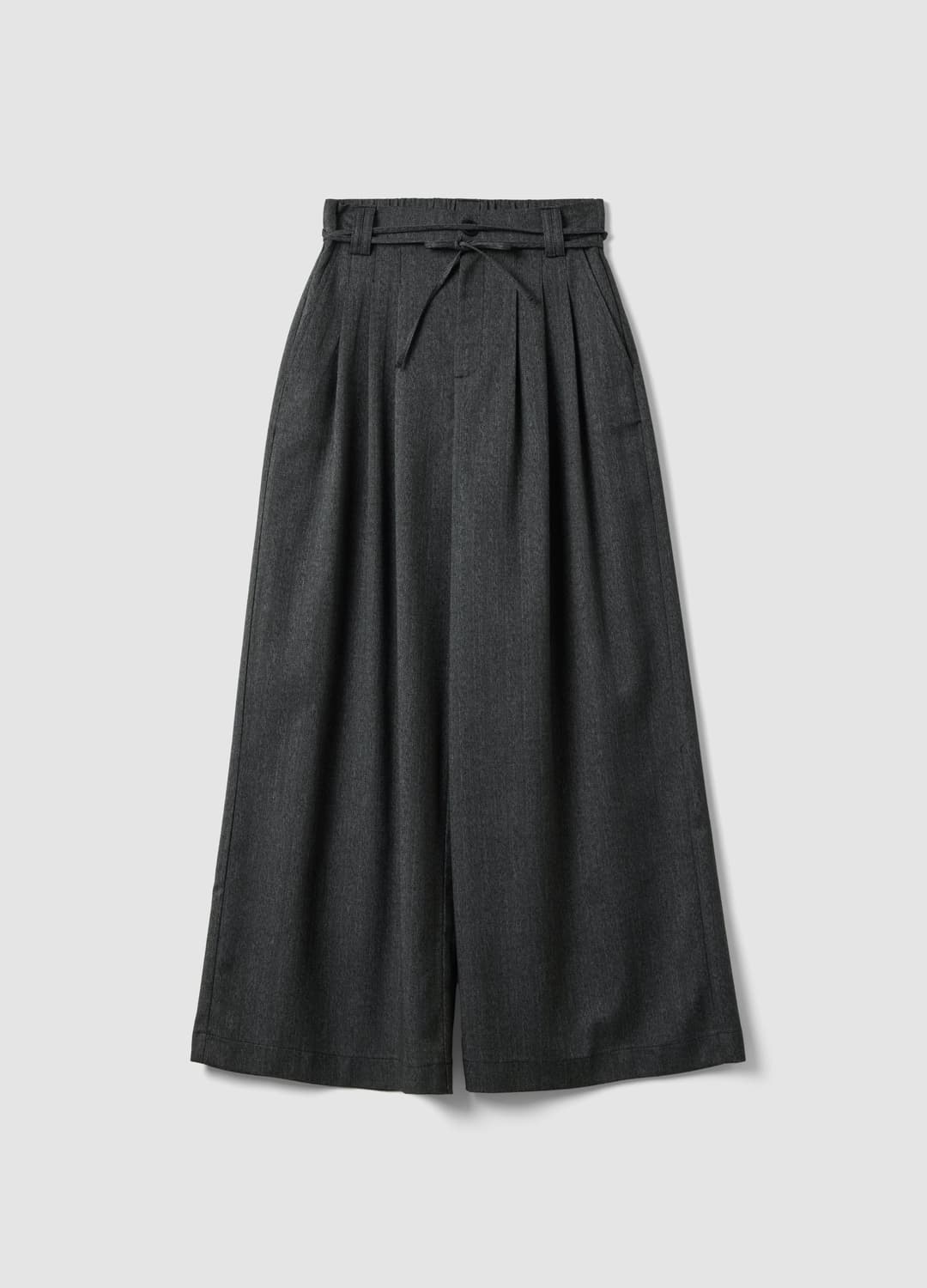 Graue Wide-leg-hose Aus Elastischer Viskose | OVS Graue Wide-leg-hose Aus Elastischer Viskose - 0 | OVS