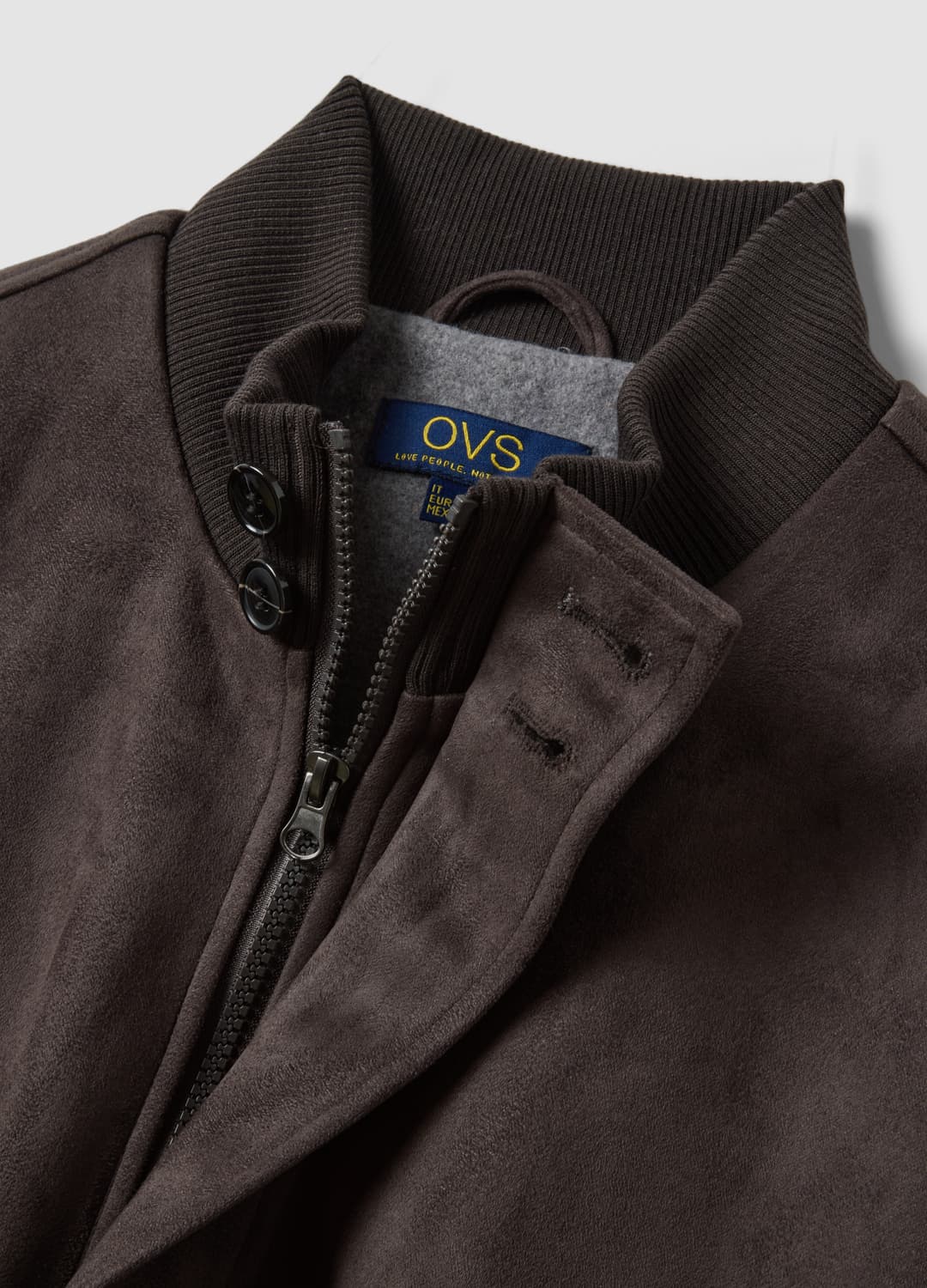 Giubbotto Marrone Regular Fit Con Zip | OVS Giubbotto Marrone Regular Fit Con Zip - 1 | OVS