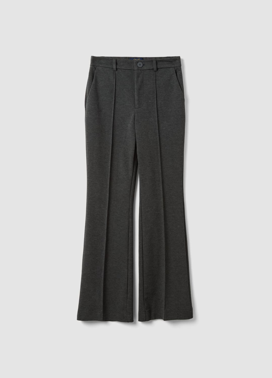 Graue Straight-fit-hose Aus Elastischer Viskose | OVS Graue Straight-fit-hose Aus Elastischer Viskose - 4 | OVS