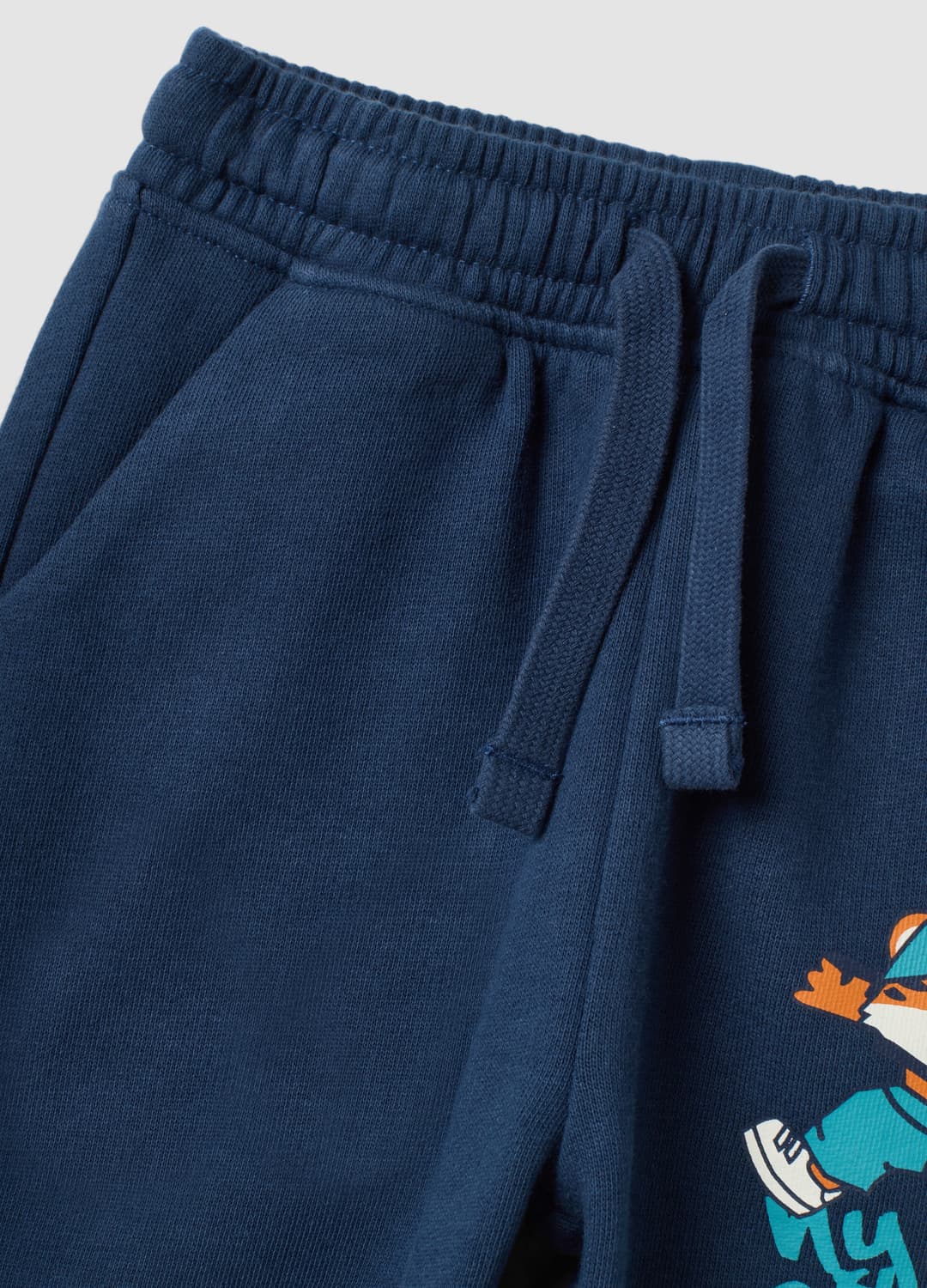 Pantaloni Jogger Blu In Puro Cotone Con Vita Elasticizzata Per Bimbo | OVS Pantaloni Jogger Blu In Puro Cotone Con Vita Elasticizzata Per Bimbo - 2 | OVS