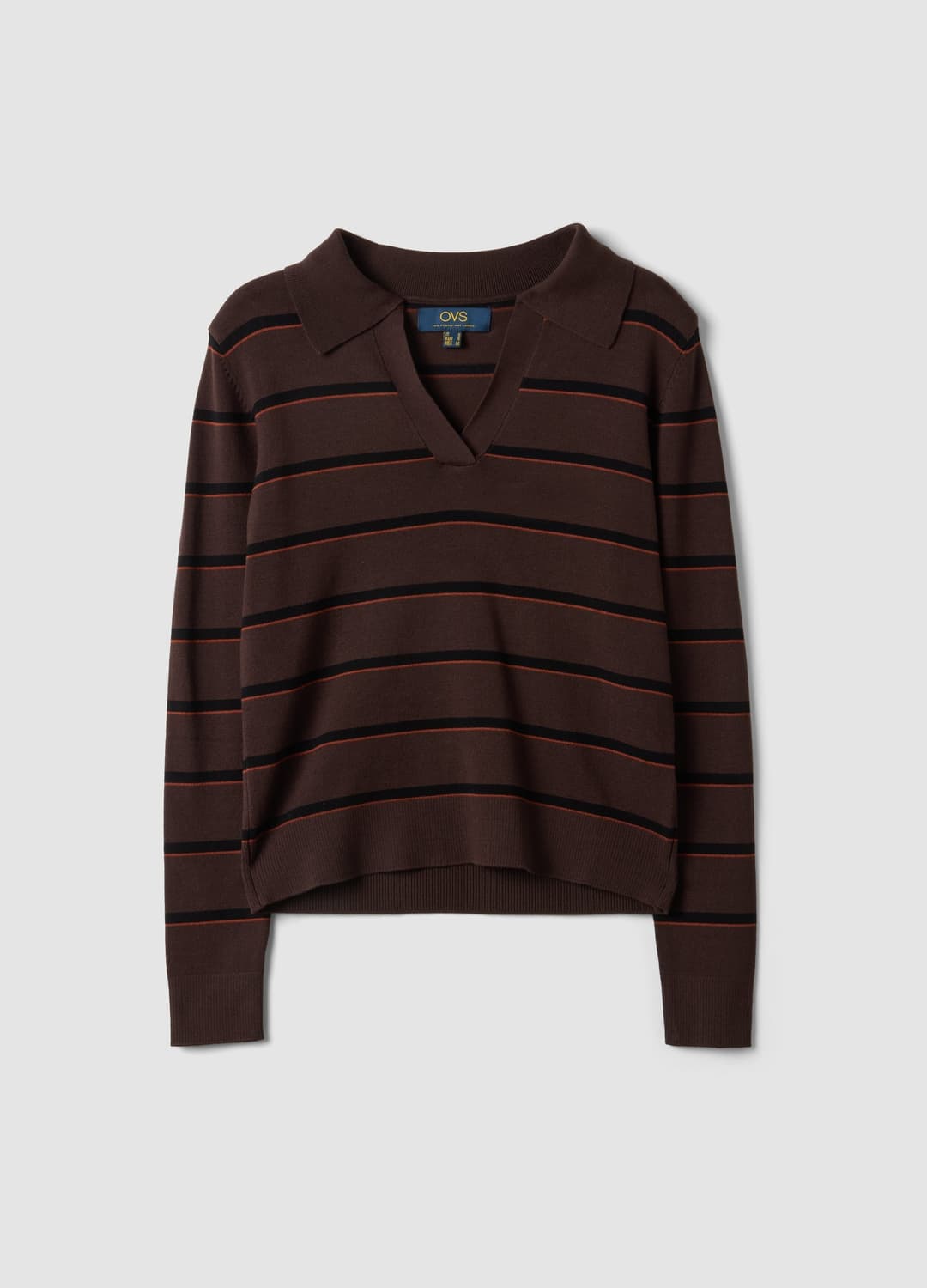 Brauner Pullover Aus Viskosemix Mit Polokragen | OVS Brauner Pullover Aus Viskosemix Mit Polokragen - 11 | OVS