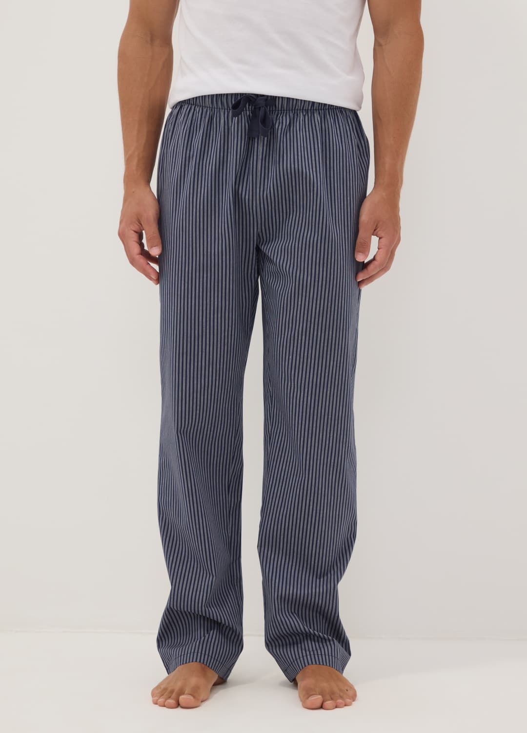 Pantaloni Del Pigiama Blu In Cotone Organico A Quadri | OVS Pantaloni Del Pigiama Blu In Cotone Organico A Quadri - 8 | OVS