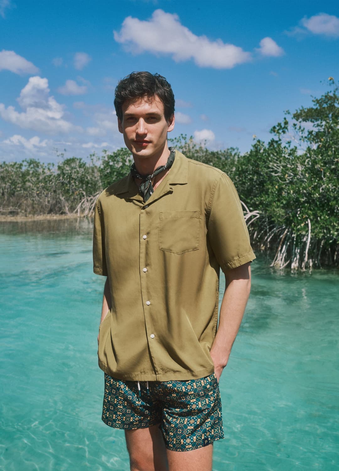 Boxer Mare Verde E Giallo Con Fantasia Geometrica E Vita Elastica | OVS Boxer Mare Verde E Giallo Con Fantasia Geometrica E Vita Elastica - 0 | OVS
