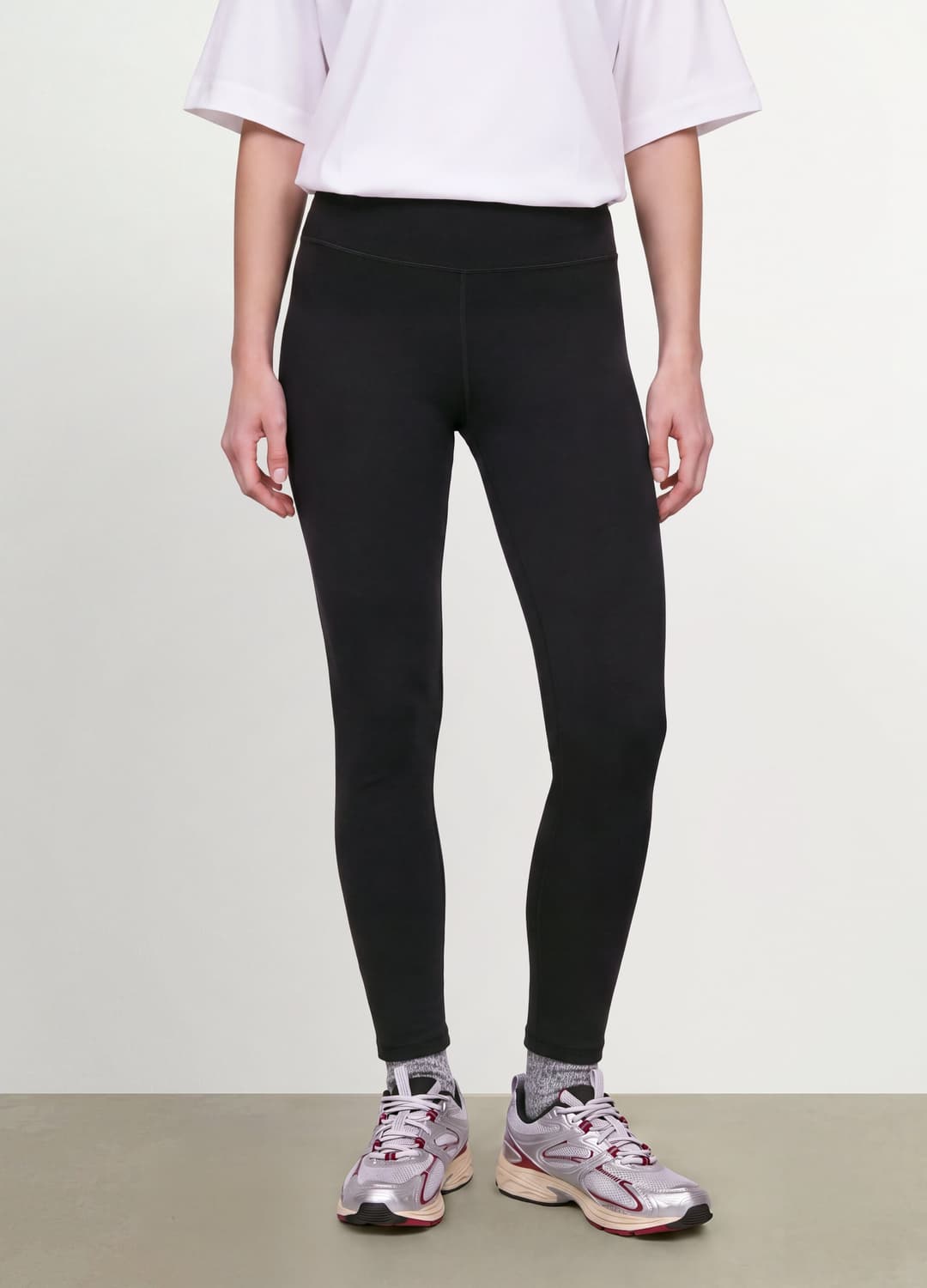 Leggings In Cotone Elasticizzato Nero Slim Fit | OVS Leggings In Cotone Elasticizzato Nero Slim Fit - 1 | OVS