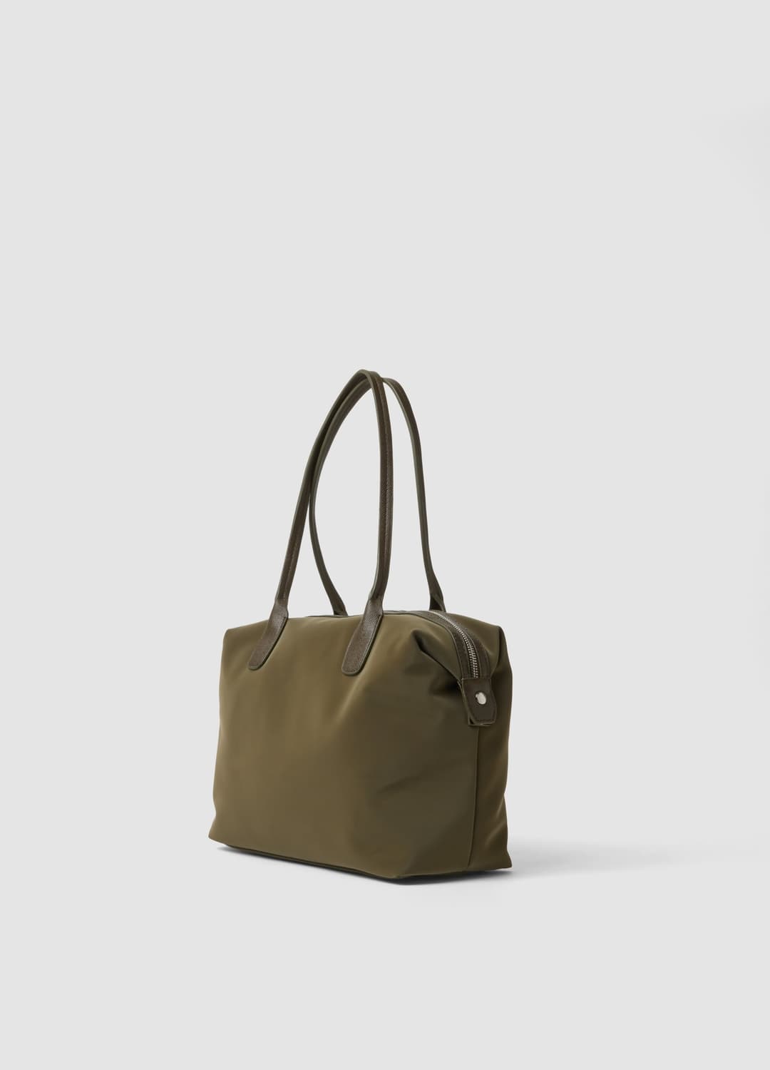 Borsa Verde A Mano Con Doppio Manico E Zip | OVS Borsa Verde A Mano Con Doppio Manico E Zip - 1 | OVS