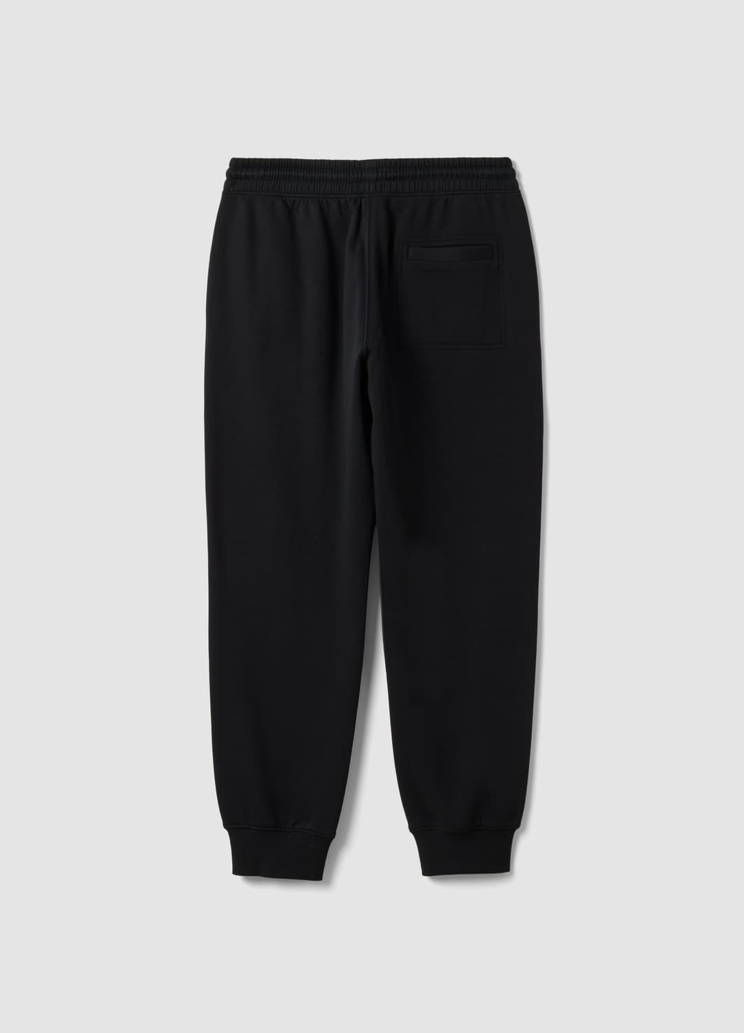 Jogger Neri In Misto Cotone Con Fondo A Polsino E Coulisse | OVS Jogger Neri In Misto Cotone Con Fondo A Polsino E Coulisse - 2 | OVS