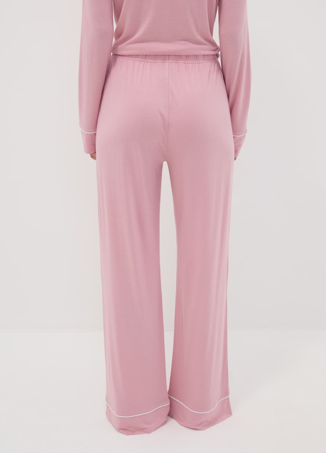 Pantaloni Pigiama Rosa In Pura Viscosa Con Coulisse Regular Fit | OVS Pantaloni Pigiama Rosa In Pura Viscosa Con Coulisse Regular Fit - 2 | OVS