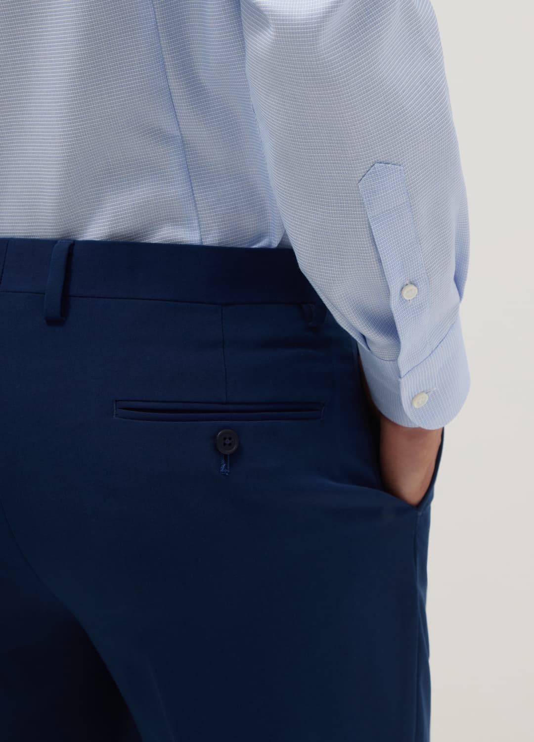 Camicia da uomo a maniche lunghe, elasticizzata, facile da pulire, formale, per ufficio aziendale, tinta unita, senza pieghe, vestibilità standard, Azzurro, S Camicia da uomo a maniche lunghe, elasticizzata, facile da pulire, formale, per ufficio aziendale, tinta unita, senza pieghe, vestibilità standard, Azzurro, S