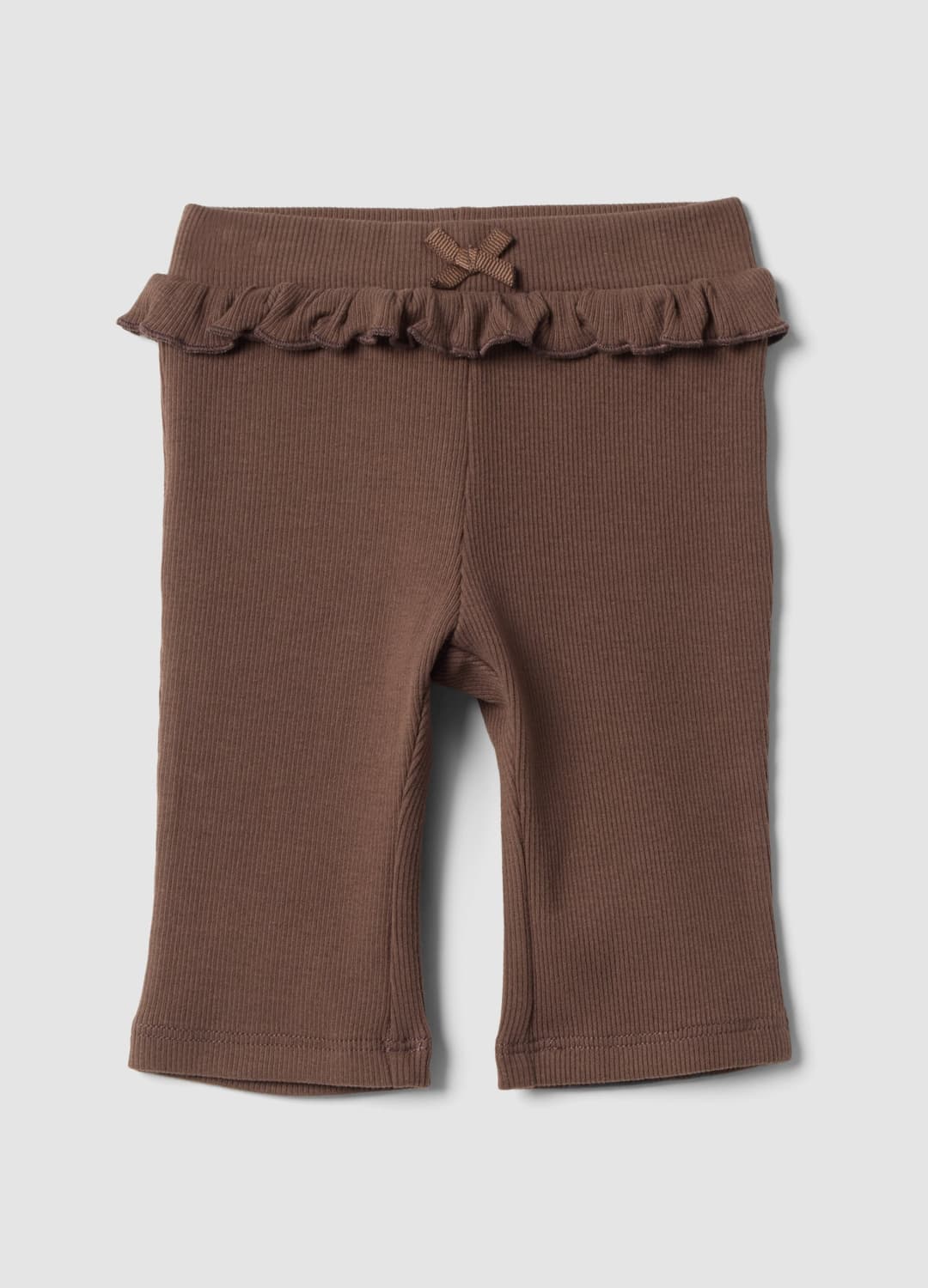 Leggings Marroni Flare In Cotone Organico Elasticizzato Per Neonata | OVS Leggings Marroni Flare In Cotone Organico Elasticizzato Per Neonata - 0 | OVS