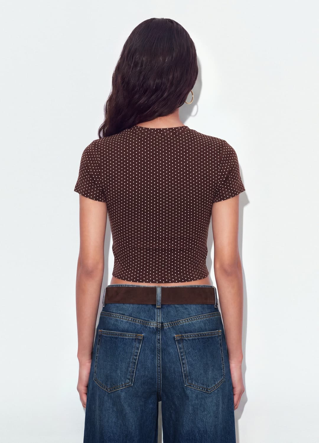 Rosa Cropped T-shirt Aus Reiner Baumwolle Mit Grafikprint | OVS Rosa Cropped T-shirt Aus Reiner Baumwolle Mit Grafikprint - 2 | OVS