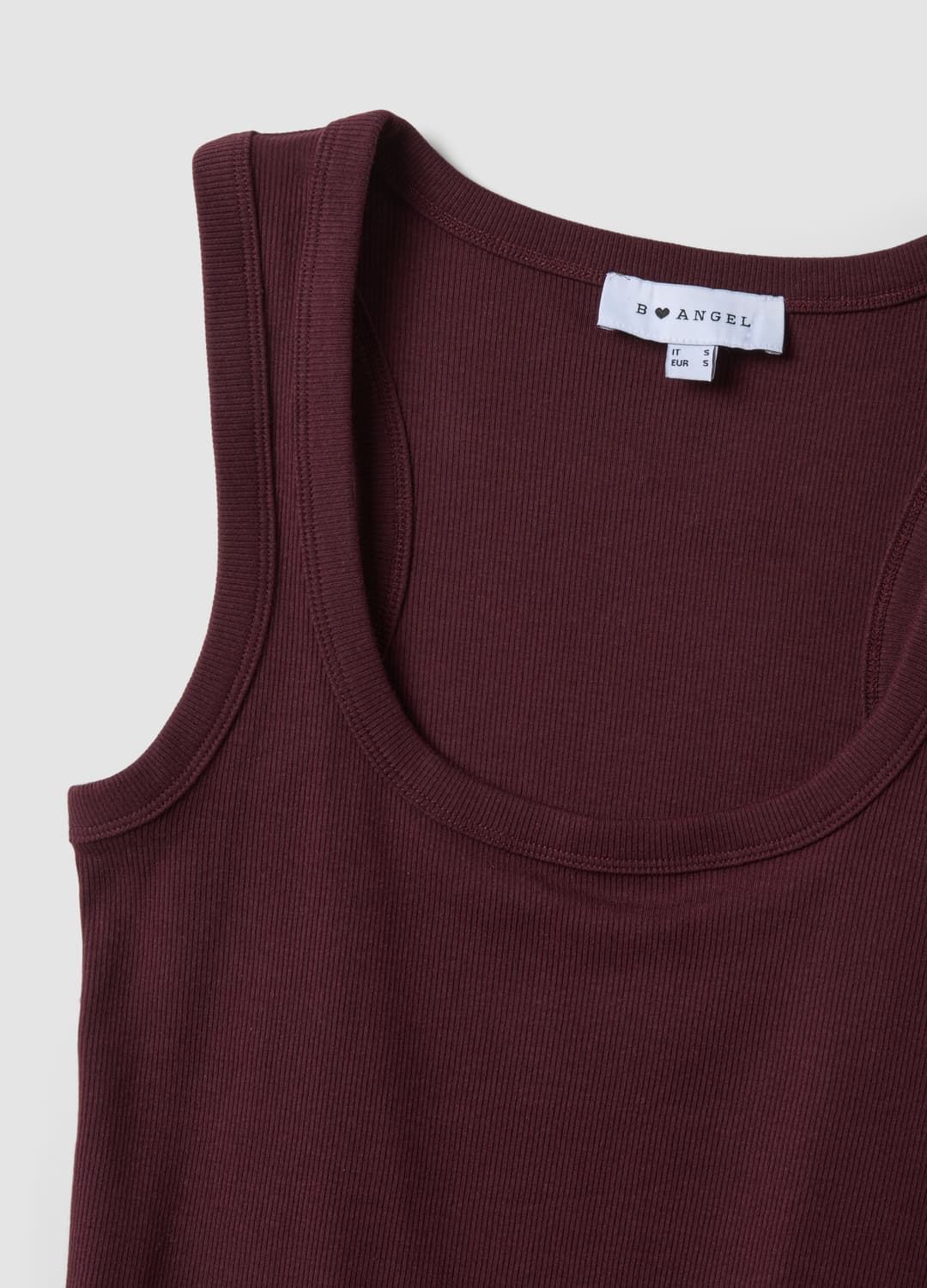Violettes Tanktop Aus Stretch-baumwolle In Fitted-passform | OVS Violettes Tanktop Aus Stretch-baumwolle In Fitted-passform - 5 | OVS