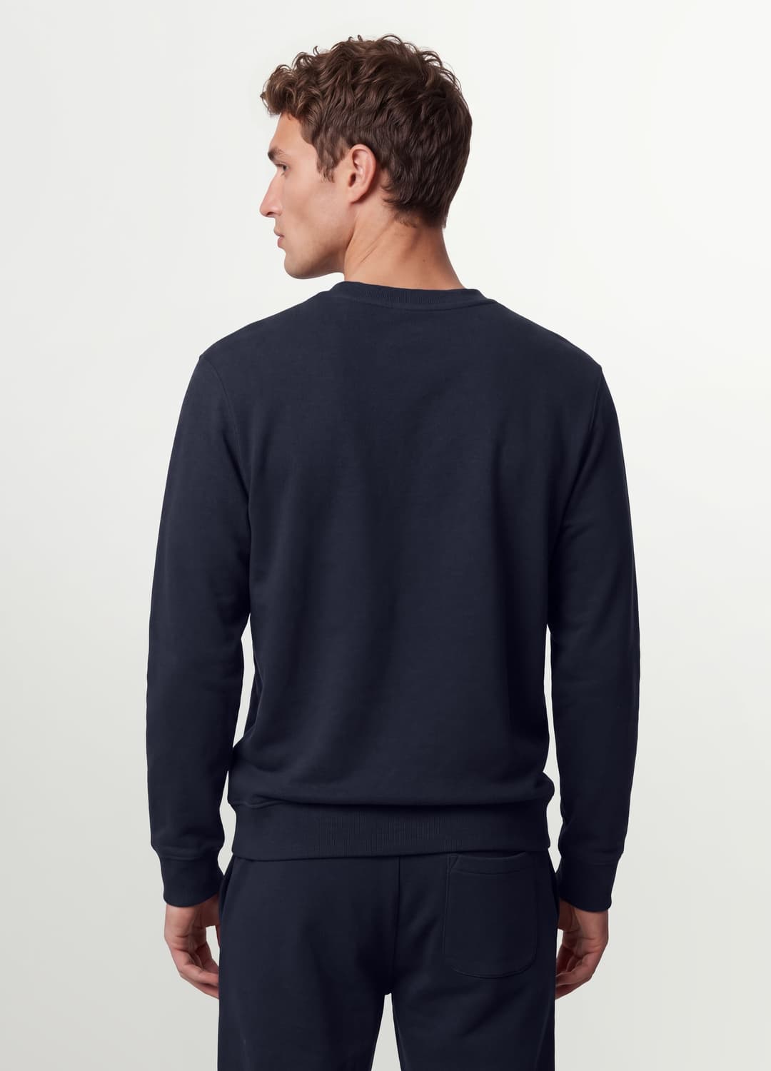 Felpa Blu Girocollo In Misto Cotone Regular Fit | OVS Felpa Blu Girocollo In Misto Cotone Regular Fit - 2 | OVS