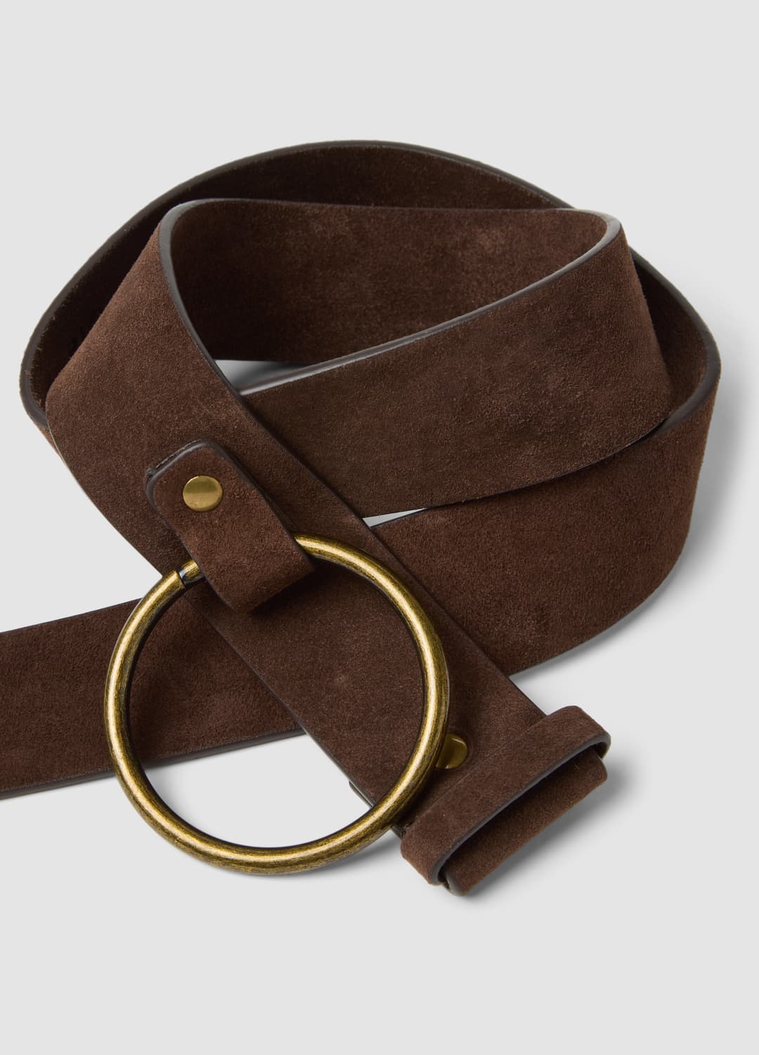 Cintura Marrone In Vera Pelle Con Fibbia Ad Anello | OVS Cintura Marrone In Vera Pelle Con Fibbia Ad Anello - 2 | OVS