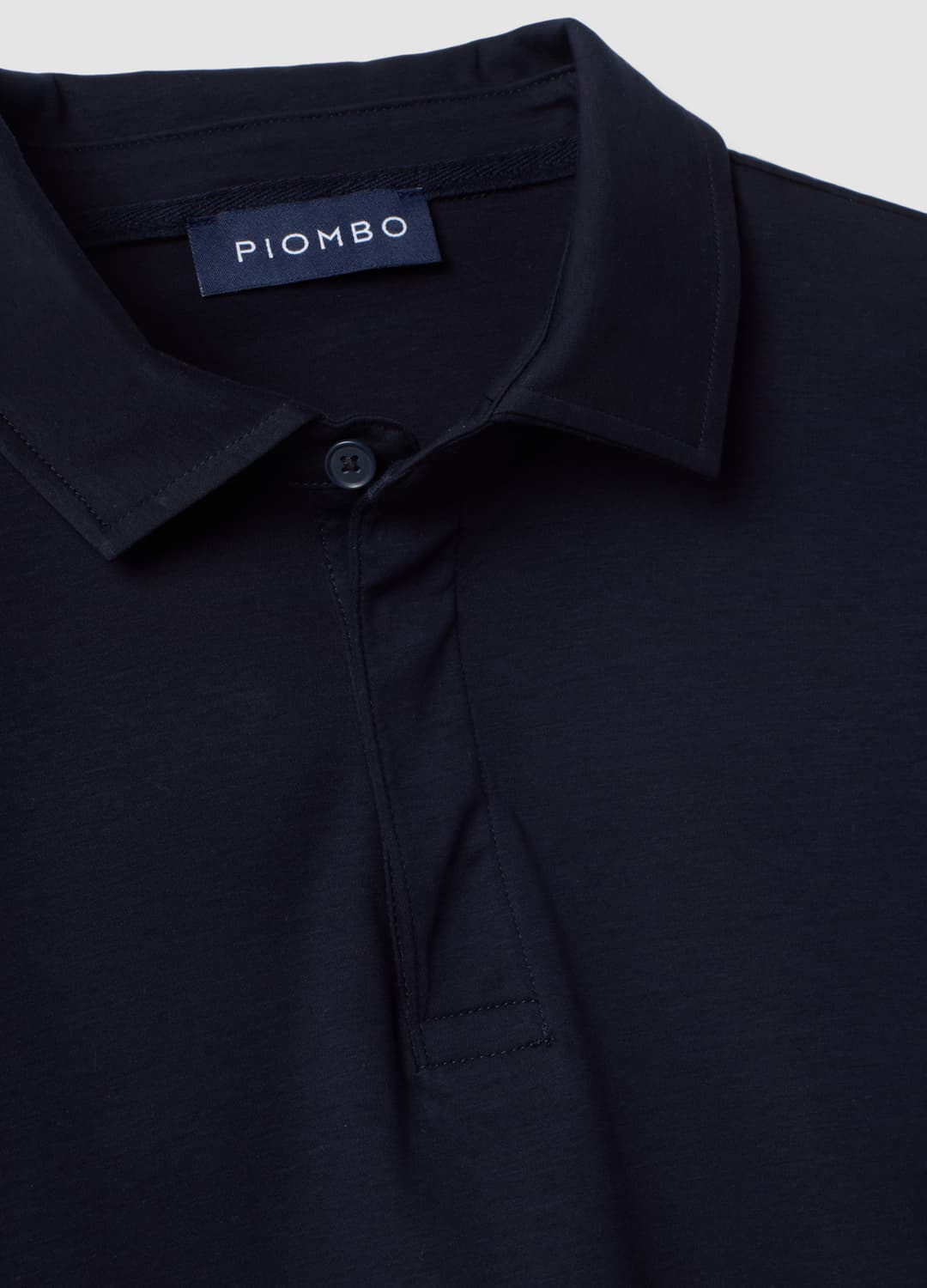 Polo Blu A Maniche Lunghe In Puro Cotone | OVS Polo Blu A Maniche Lunghe In Puro Cotone - 1 | OVS