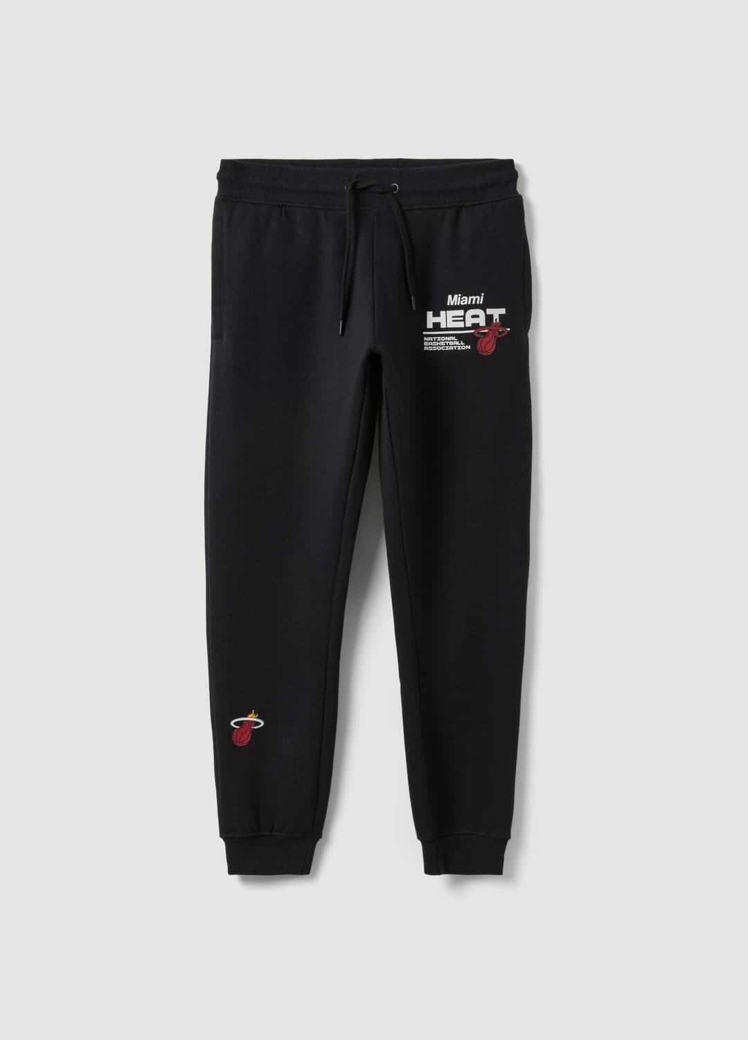 Pantaloni Sportivi Neri In Misto Cotone Con Stampa Miami Heat | OVS Pantaloni Sportivi Neri In Misto Cotone Con Stampa Miami Heat - 4 | OVS