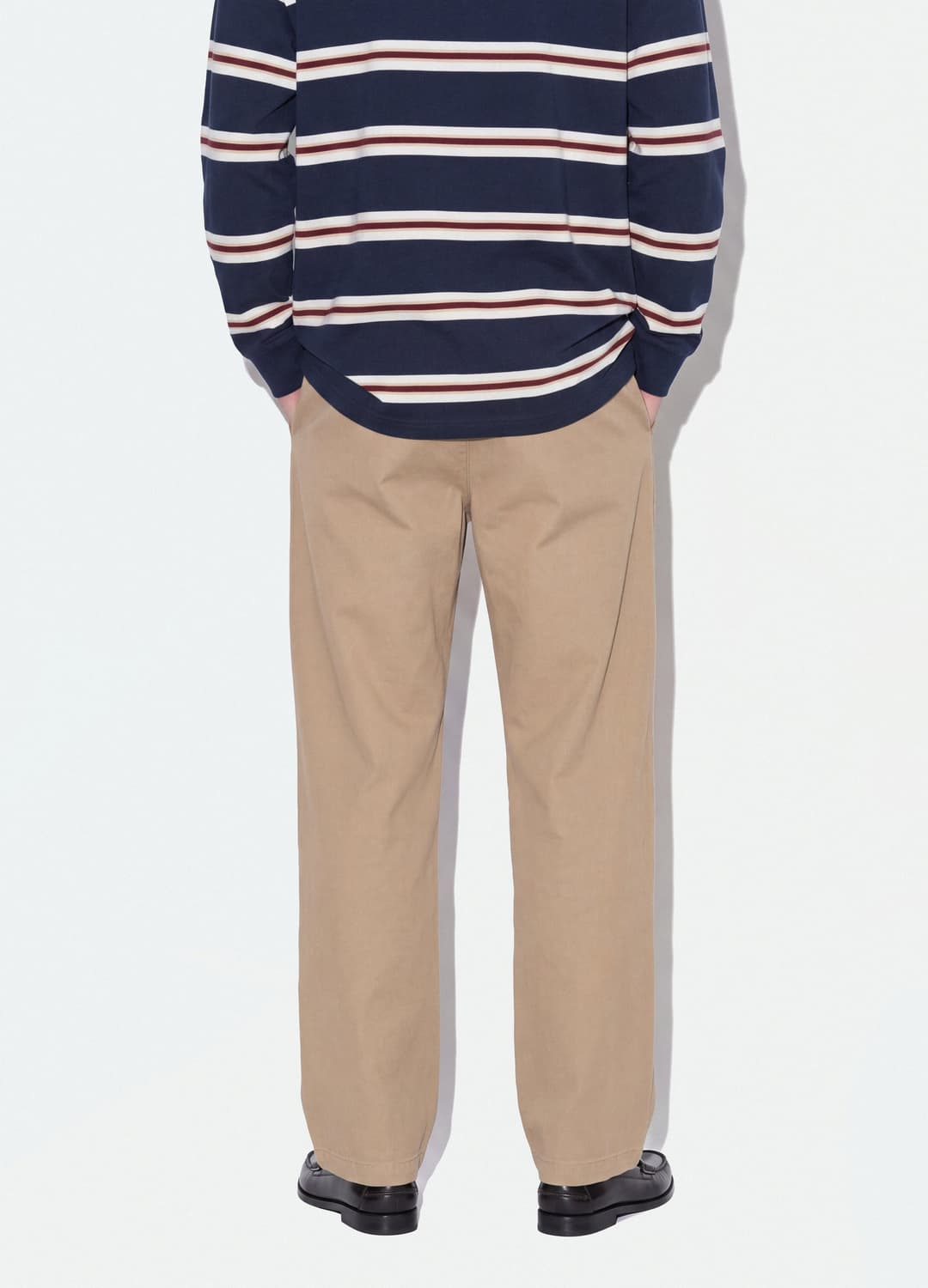 Pantaloni Chino Beige In Puro Cotone Barrel Fit | OVS Pantaloni Chino Beige In Puro Cotone Barrel Fit - 3 | OVS