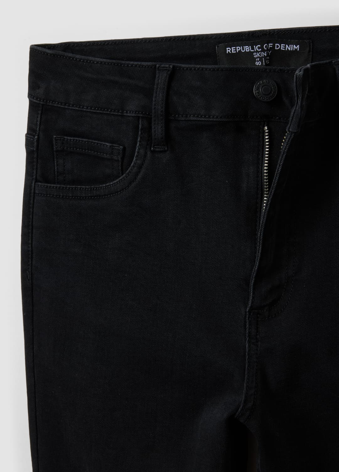 Schwarze Skinny-fit-jeans Aus Elastischer Baumwolle Und Viskose | OVS Schwarze Skinny-fit-jeans Aus Elastischer Baumwolle Und Viskose - 6 | OVS