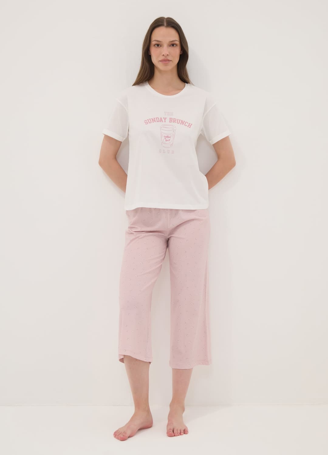 Pantaloni Pigiama Rosa In Puro Cotone Organico | OVS Pantaloni Pigiama Rosa In Puro Cotone Organico - 0 | OVS
