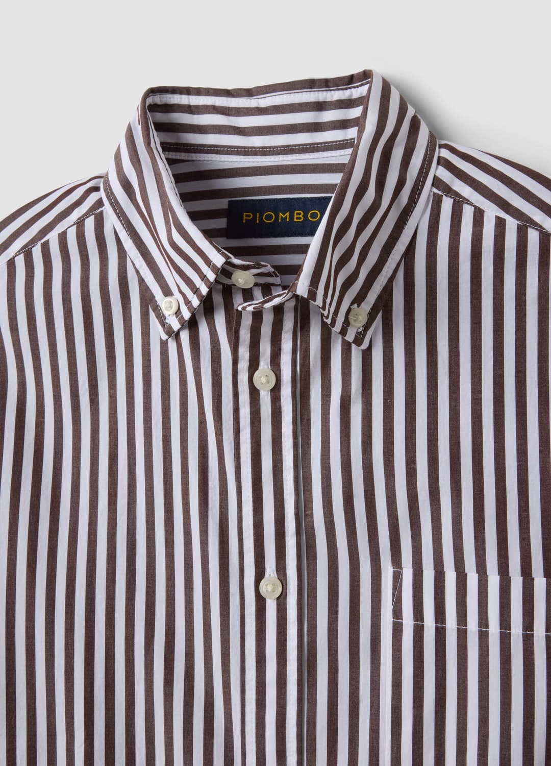 Camicia Bianca In Popeline Di Puro Cotone A Righe Regular Fit | OVS Camicia Bianca In Popeline Di Puro Cotone A Righe Regular Fit - 5 | OVS
