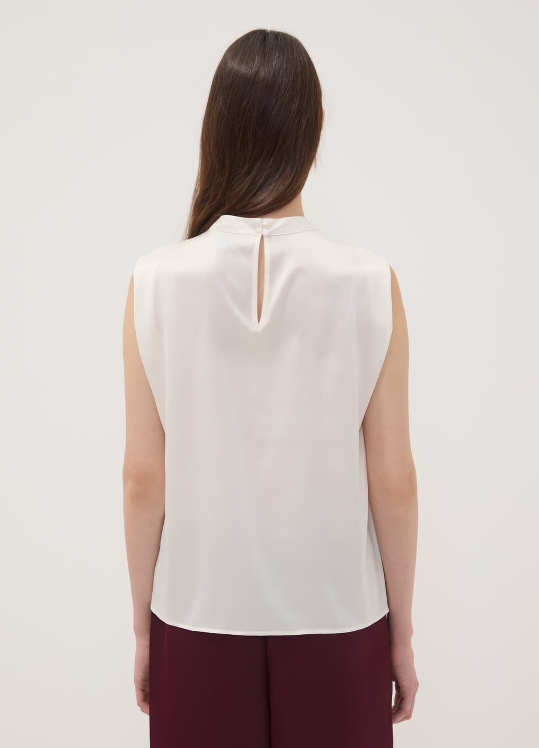 Weißes Stretch-top Mit Stehkragen | OVS Weißes Stretch-top Mit Stehkragen - 3 | OVS