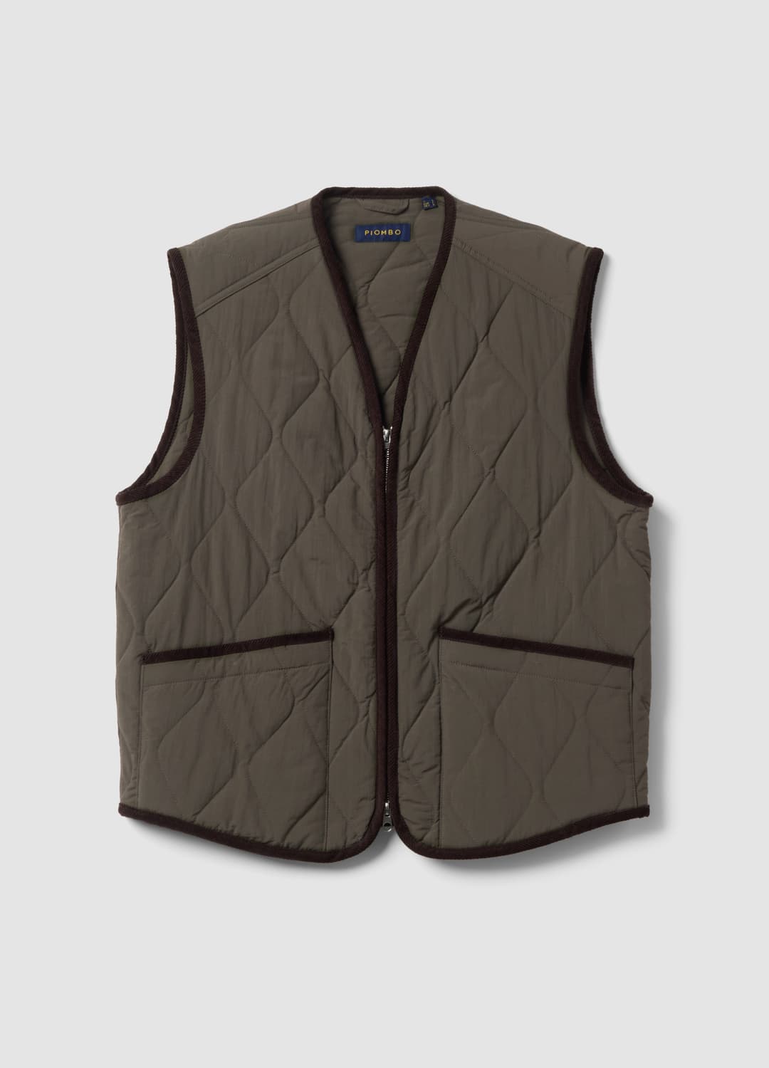 Gilet Verde Trapuntato Con Zip Regular Fit | OVS Gilet Verde Trapuntato Con Zip Regular Fit - 4 | OVS