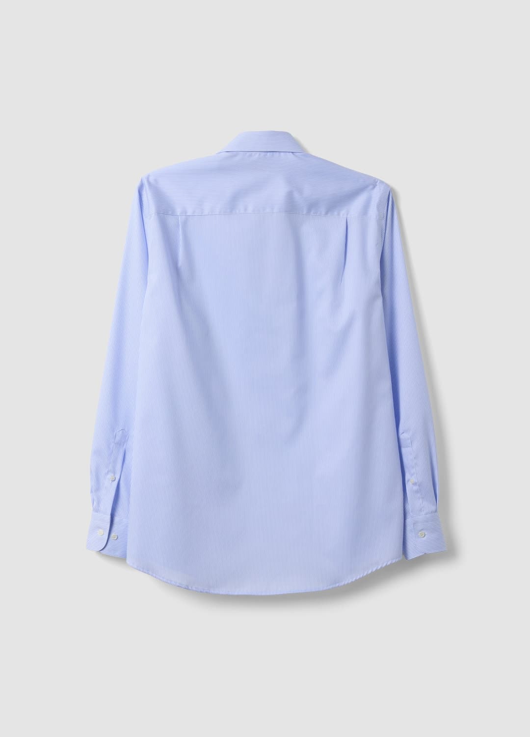 Camicia Azzurra In Puro Cotone A Righe Con Colletto Classico Regular Fit | OVS Camicia Azzurra In Puro Cotone A Righe Con Colletto Classico Regular Fit - 5 | OVS