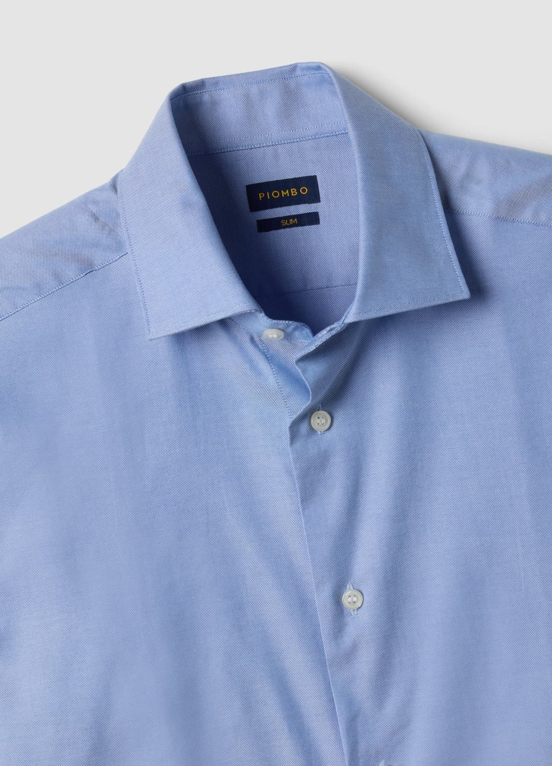 Camicia Oxford Azzurra In Puro Cotone Doppio Ritorto Slim Fit | OVS Camicia Oxford Azzurra In Puro Cotone Doppio Ritorto Slim Fit - 1 | OVS