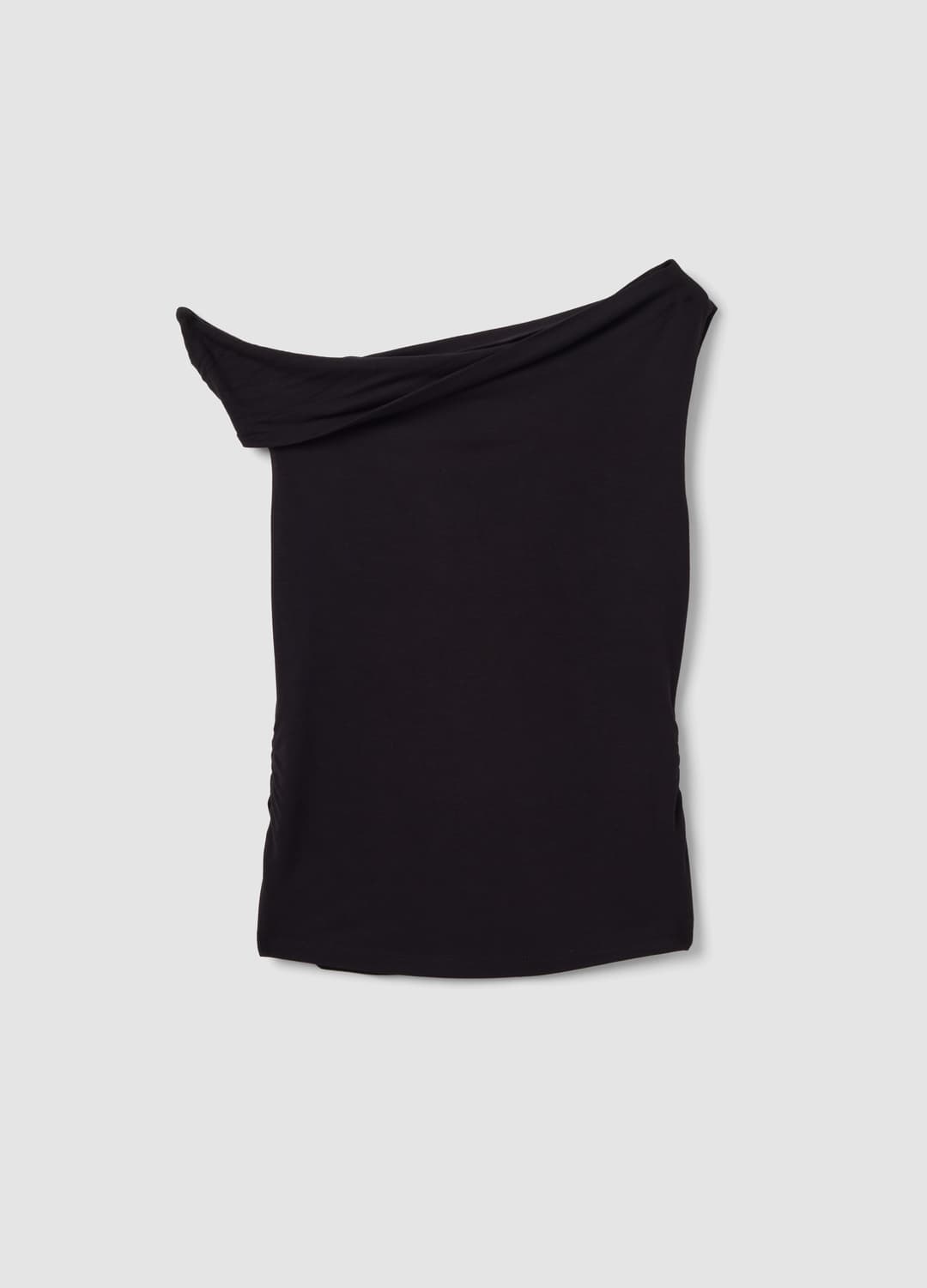 Top Bianco Asimmetrico Monospalla In Viscosa Elasticizzata A Pois Slim Fit | OVS Top Bianco Asimmetrico Monospalla In Viscosa Elasticizzata A Pois Slim Fit - 4 | OVS