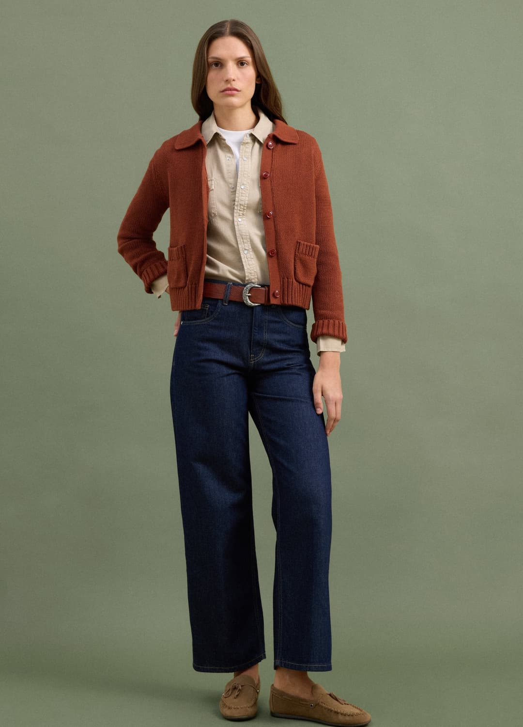 Cardigan Rosso In Puro Cotone Con Bottoni Regular Fit | OVS Cardigan Rosso In Puro Cotone Con Bottoni Regular Fit - 1 | OVS