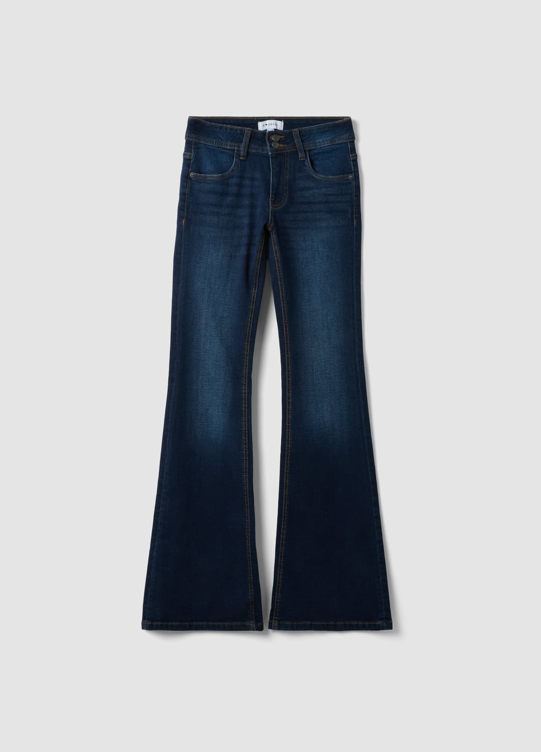 Blaue Flare-jeans Aus Stretch-baumwolle | OVS Blaue Flare-jeans Aus Stretch-baumwolle - 4 | OVS