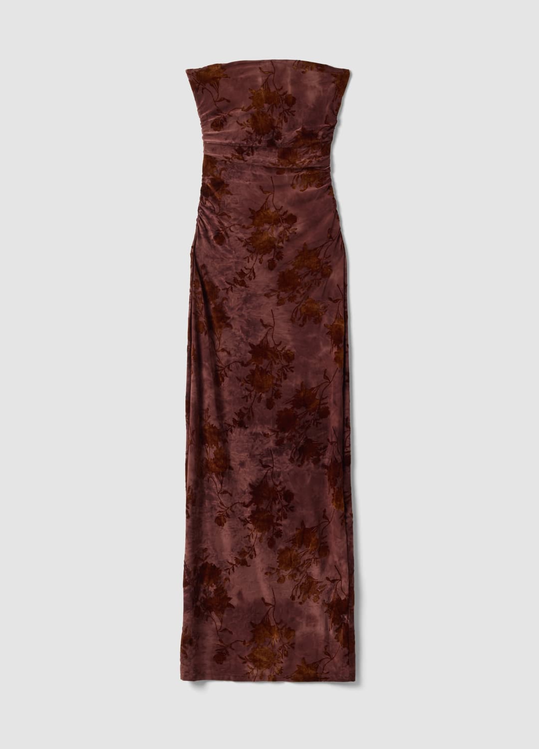 Abito Fitted Lungo Rosso In Tessuto Elasticizzato A Fiori | OVS Abito Fitted Lungo Rosso In Tessuto Elasticizzato A Fiori - 4 | OVS