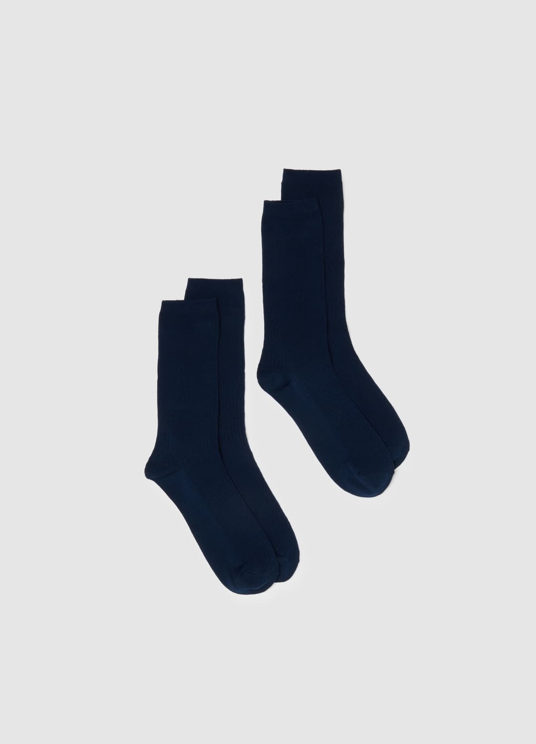 Doppelpack Kurze Socken Aus Baumwollmix In Blau Mit Bequemem Sitz | OVS Doppelpack Kurze Socken Aus Baumwollmix In Blau Mit Bequemem Sitz - 0 | OVS