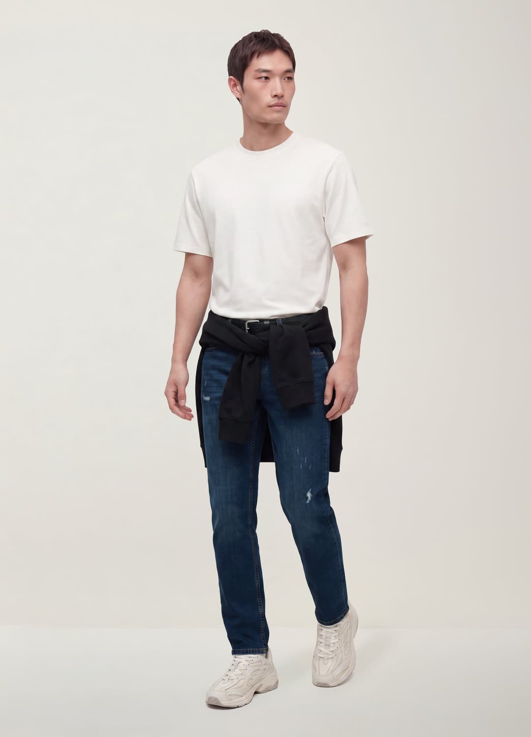 Dunkelblaue Denim-jeans Aus Stretch-baumwolle | OVS Dunkelblaue Denim-jeans Aus Stretch-baumwolle - 0 | OVS