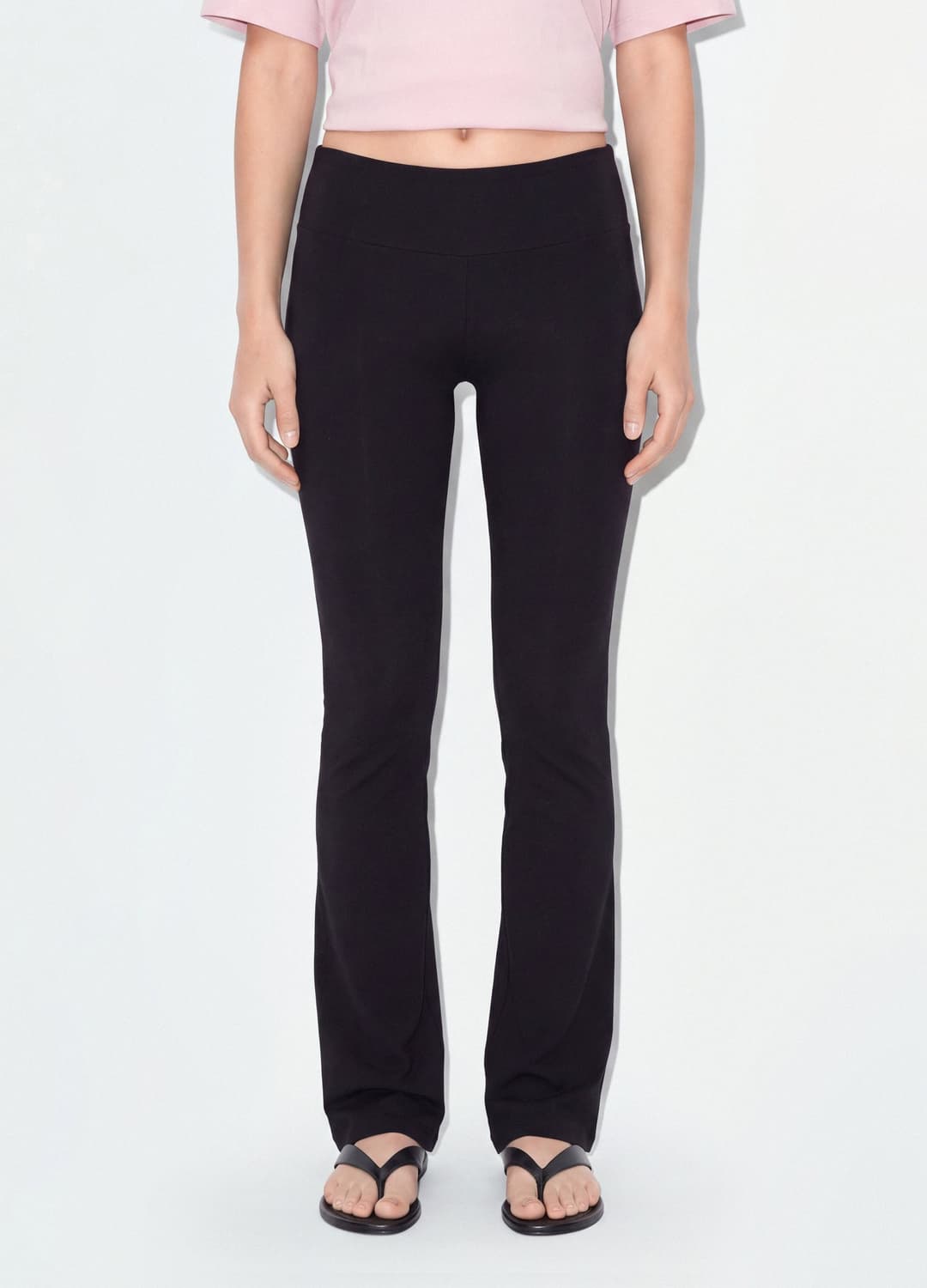 Schwarze Flare-hose Aus Stretch-baumwolle | OVS Schwarze Flare-hose Aus Stretch-baumwolle - 3 | OVS