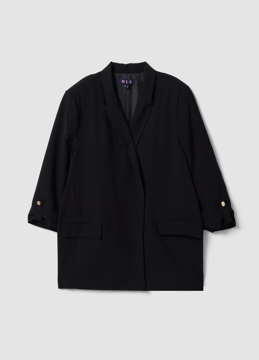Blazer Nero Regular Fit Foderato Con Rever Classico | OVS Blazer Nero Regular Fit Foderato Con Rever Classico - 4 | OVS