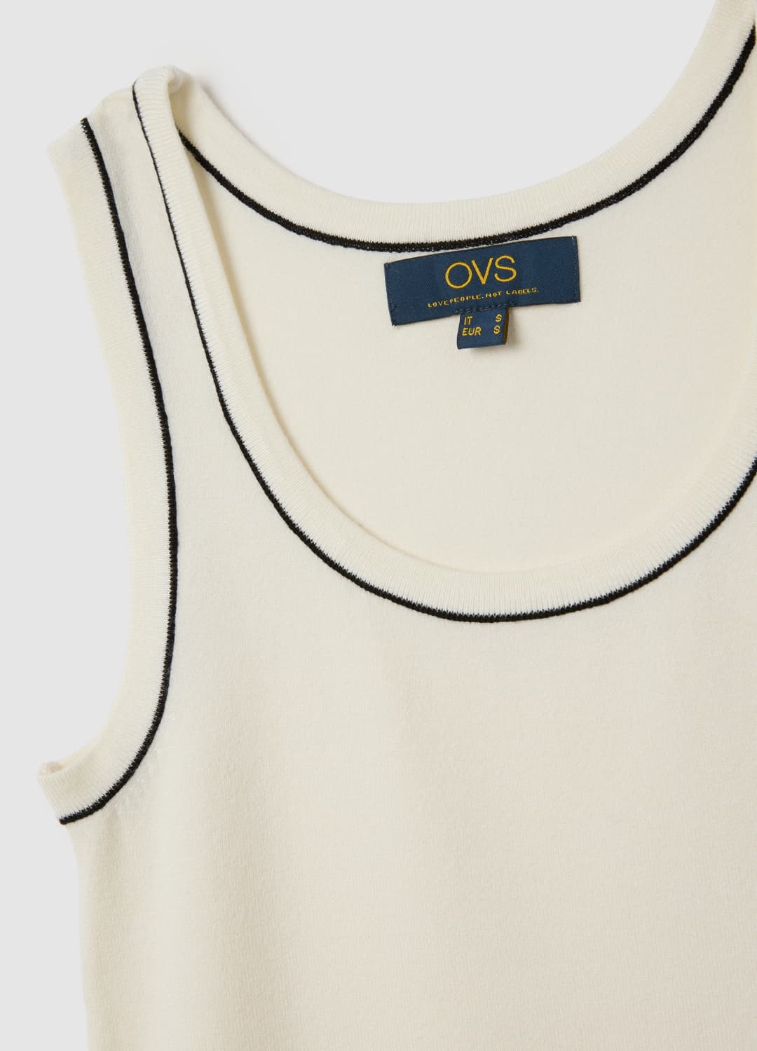 Top Bianco Smanicato Vestibilità Regular | OVS Top Bianco Smanicato Vestibilità Regular - 5 | OVS