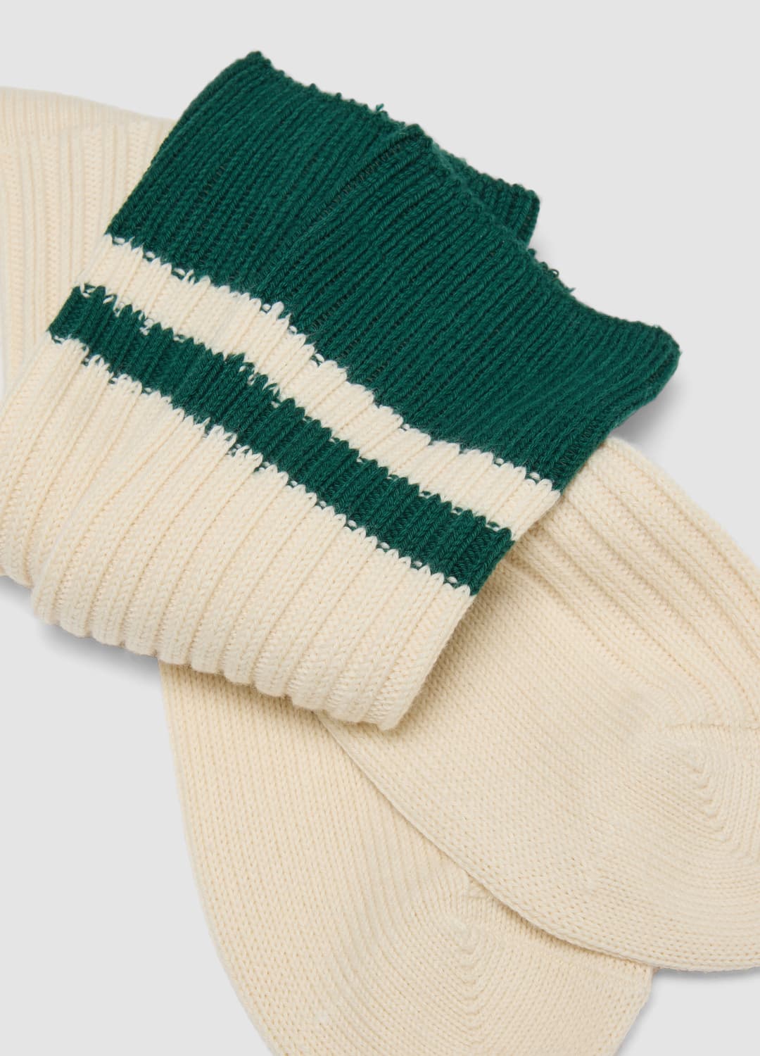 Weiße Tennissocken Aus Elastischem Baumwollmischgewebe Mit Streifen | OVS Weiße Tennissocken Aus Elastischem Baumwollmischgewebe Mit Streifen - 5 | OVS
