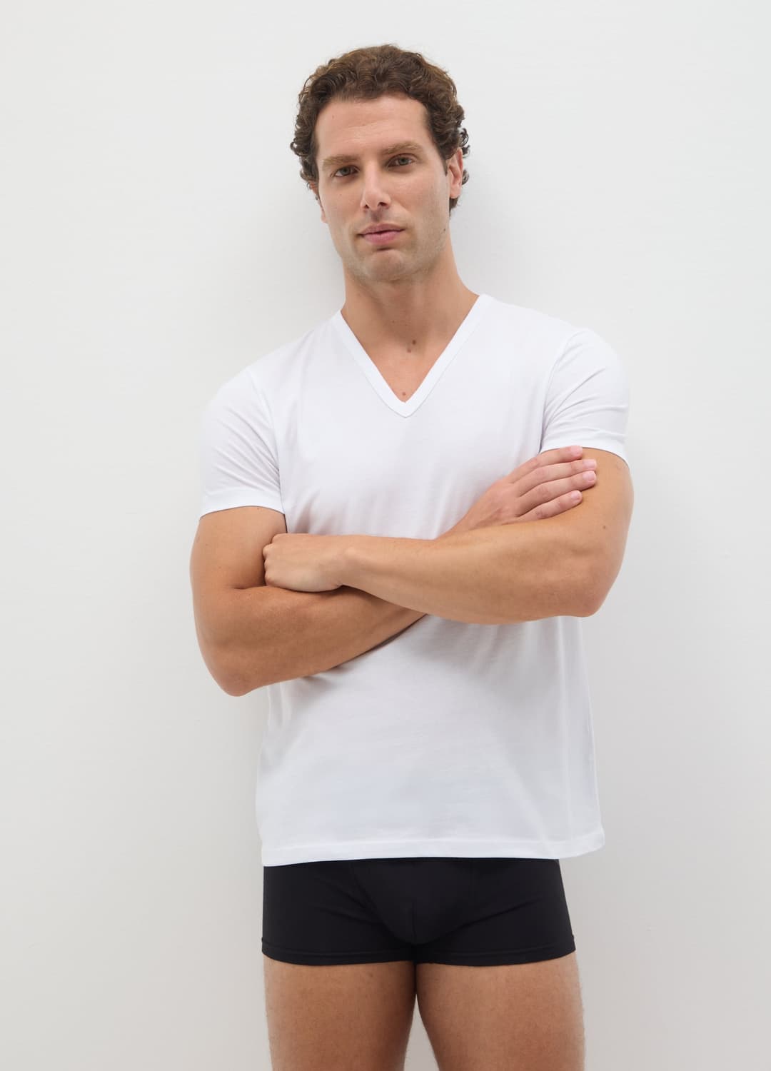 Doppelpack Herren T-shirts Aus Reinem Weißen Baumwolle Im Regulären Schnitt | OVS Doppelpack Herren T-shirts Aus Reinem Weißen Baumwolle Im Regulären Schnitt - 0 | OVS