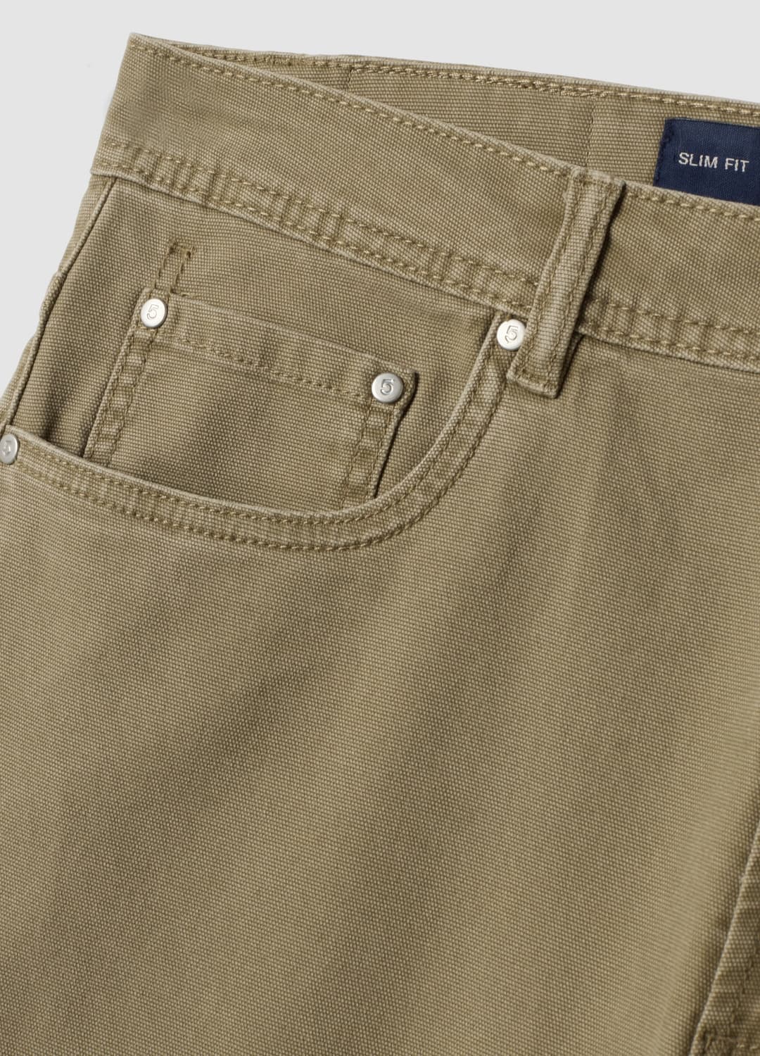 Pantaloni Marroni In Cotone Elasticizzato Slim Fit | OVS Pantaloni Marroni In Cotone Elasticizzato Slim Fit - 1 | OVS