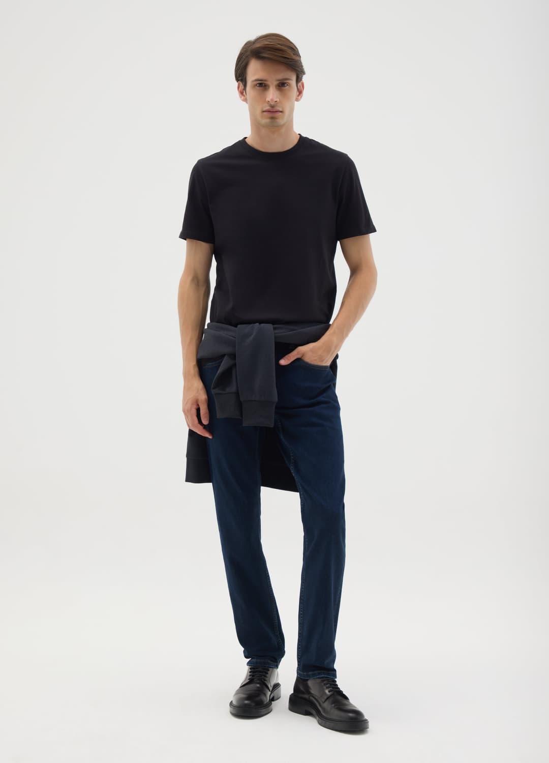 Herren-slim-fit-jeans Aus Schwarzem Denim | OVS Herren-slim-fit-jeans Aus Schwarzem Denim - 0 | OVS