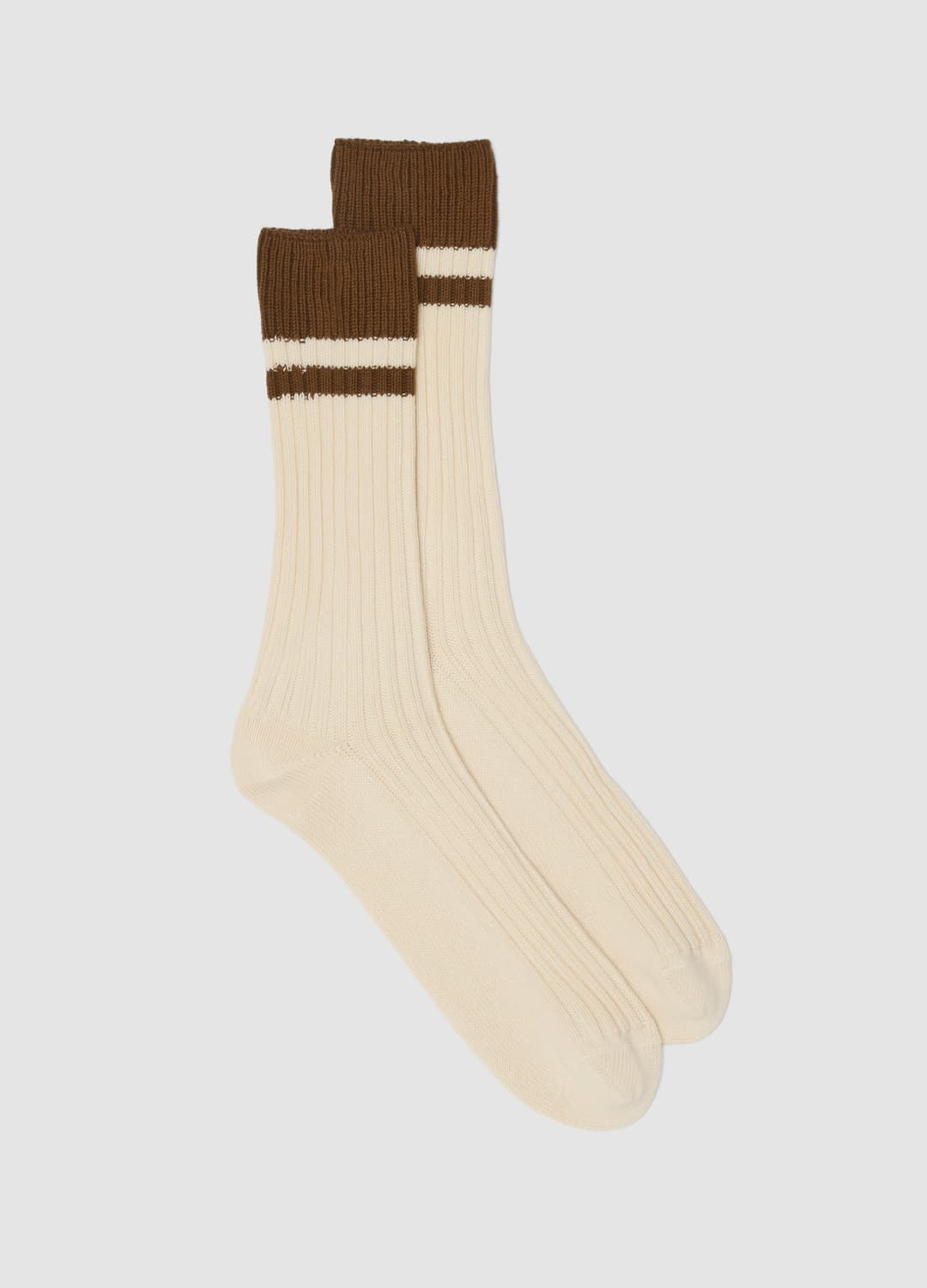 Weiße Tennissocken Aus Elastischem Baumwollmischgewebe Mit Streifen | OVS Weiße Tennissocken Aus Elastischem Baumwollmischgewebe Mit Streifen - 0 | OVS