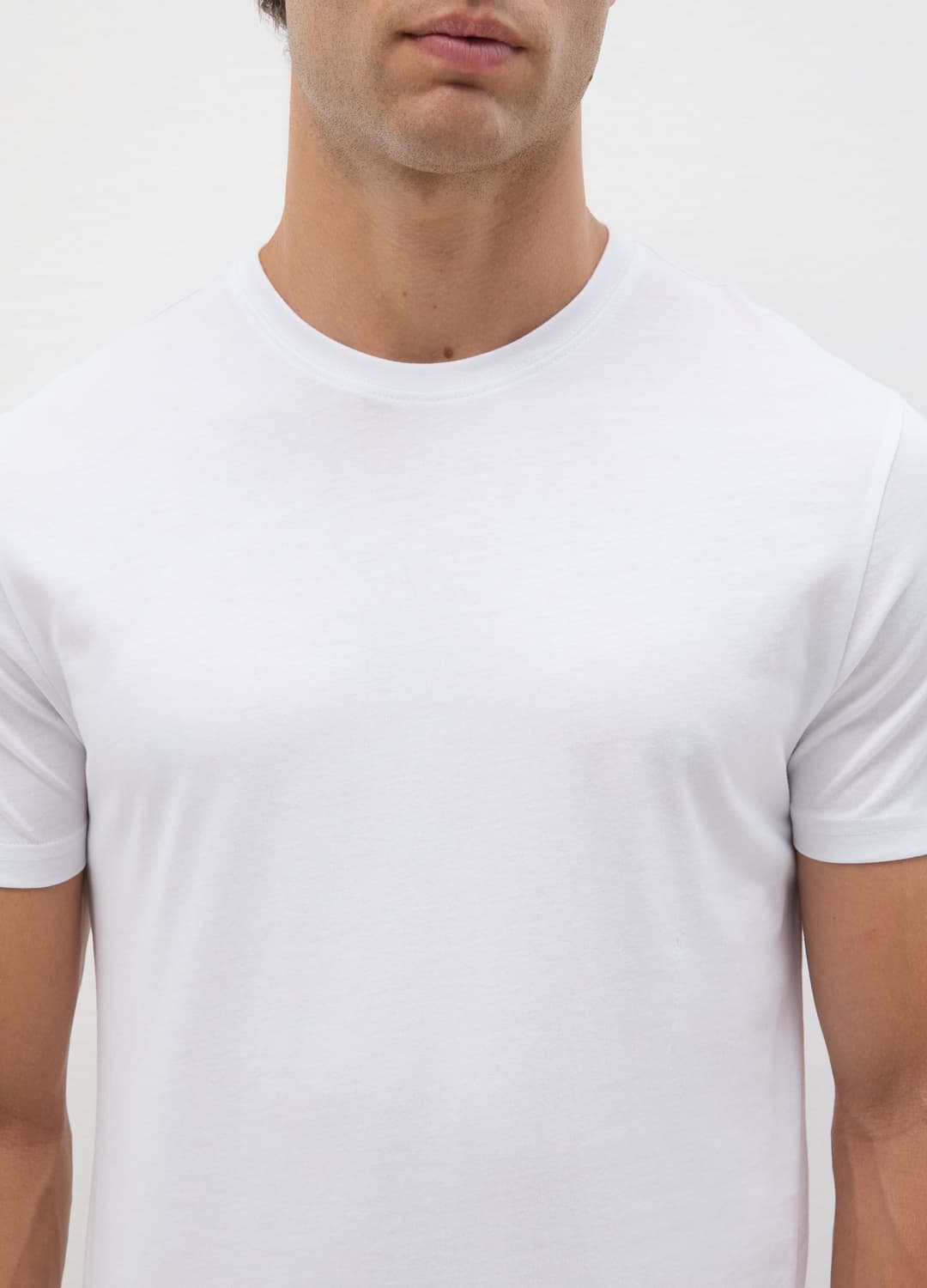 Herren-t-shirt Aus Weißer Reiner Baumwolle | OVS Herren-t-shirt Aus Weißer Reiner Baumwolle - 1 | OVS