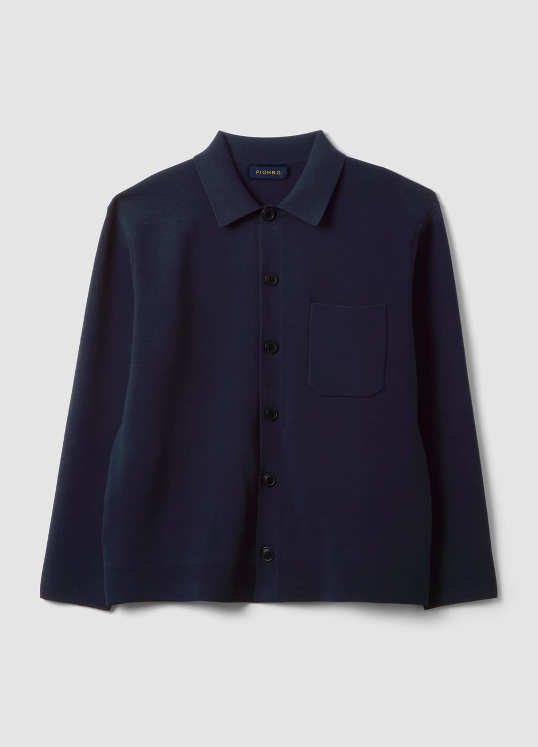 Cardigan Blu Con Colletto In Misto Cotone Regular Fit | OVS Cardigan Blu Con Colletto In Misto Cotone Regular Fit - 4 | OVS