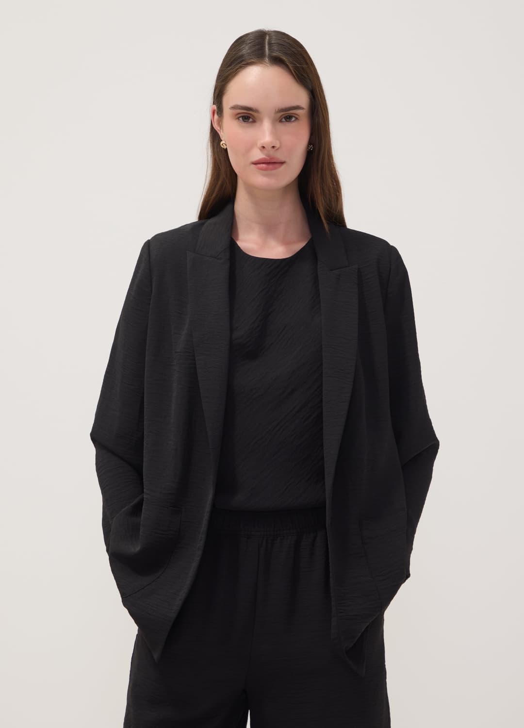 Blazer Nero Regular Fit Con Rever Classico | OVS Blazer Nero Regular Fit Con Rever Classico - 2 | OVS