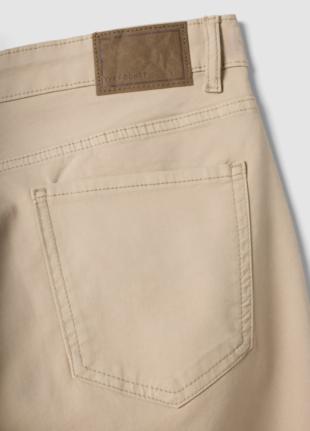 Pantaloni Marroni In Twill Di Cotone Elasticizzato Regular Fit | OVS Pantaloni Marroni In Twill Di Cotone Elasticizzato Regular Fit - 5 | OVS
