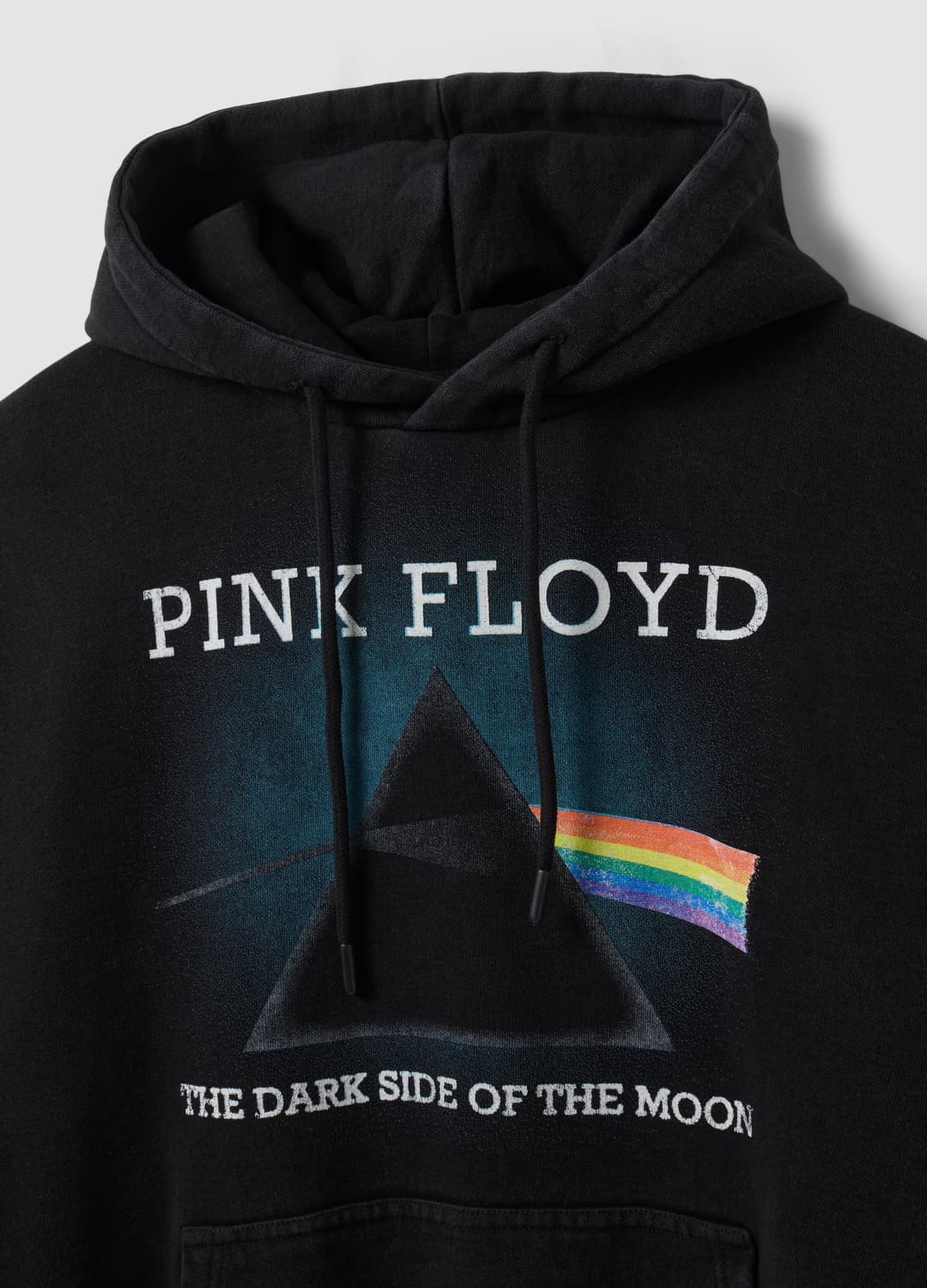 Felpa Nera Con Cappuccio In Misto Cotone Con Stampa Pink Floyd | OVS Felpa Nera Con Cappuccio In Misto Cotone Con Stampa Pink Floyd - 5 | OVS