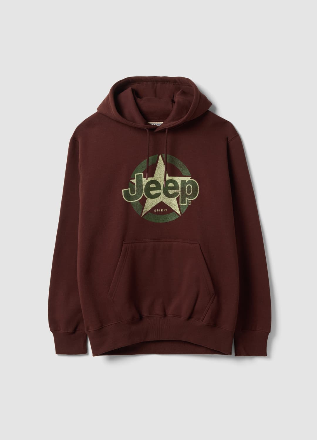 Felpa Marrone In Misto Cotone Con Cappuccio E Stampa Jeep Relaxed Fit | OVS Felpa Marrone In Misto Cotone Con Cappuccio E Stampa Jeep Relaxed Fit - 4 | OVS