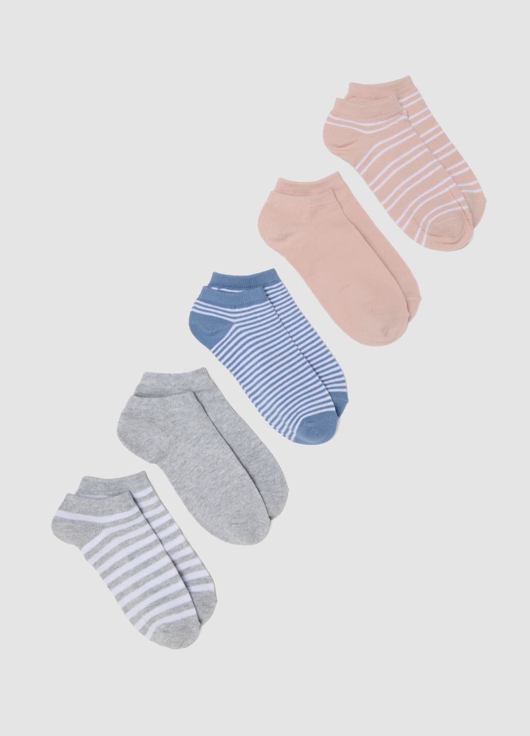 5er-pack Rosa Socken Aus Bio-baumwolle | OVS 5er-pack Rosa Socken Aus Bio-baumwolle - 0 | OVS