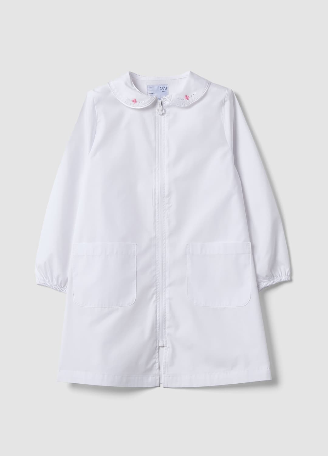 Grembiule Personalizzabile Bianco Per La Scuola Con Colletto Classico | OVS Grembiule Personalizzabile Bianco Per La Scuola Con Colletto Classico - 0 | OVS